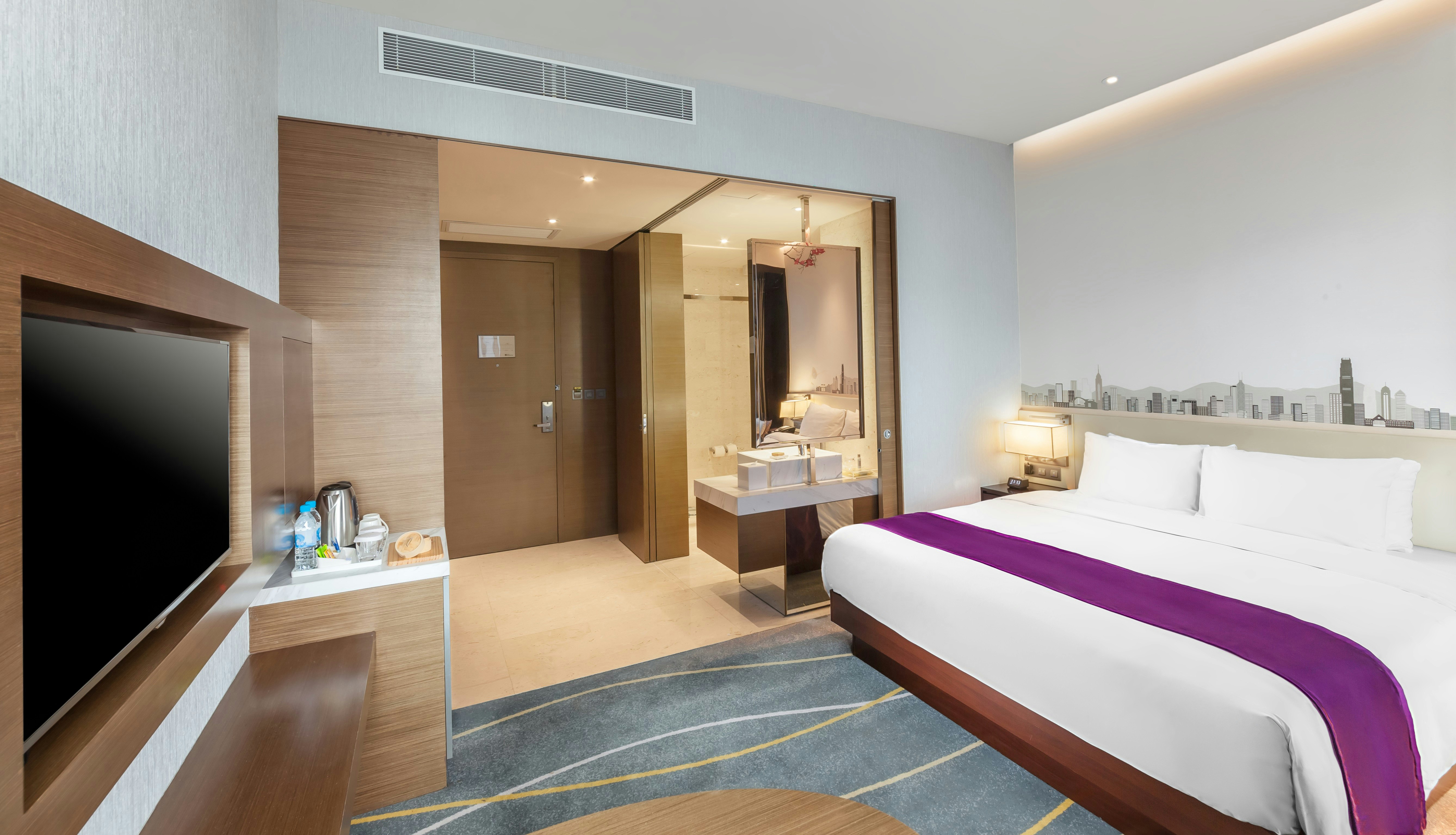 غرفة بسرير كينج، Hilton Garden Inn Hong Kong Mongkok 10/11