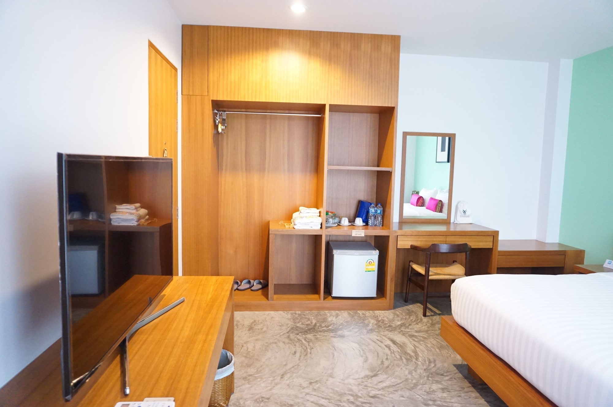 غرفة قياسية بسرير مزدوج، Raenong Boutique Hotel 4/7
