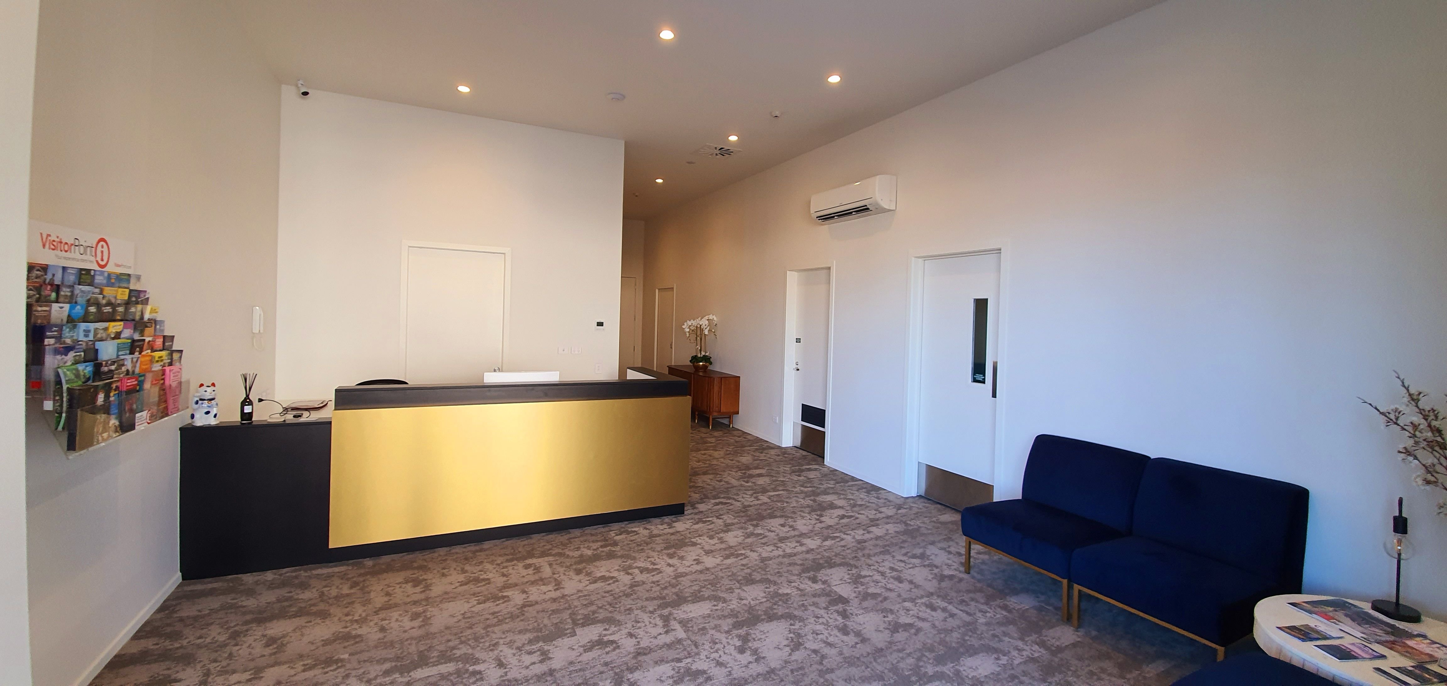 Lobby at Hidden Lake Hotel and Apartments, CAMBRIDGE - NZ
