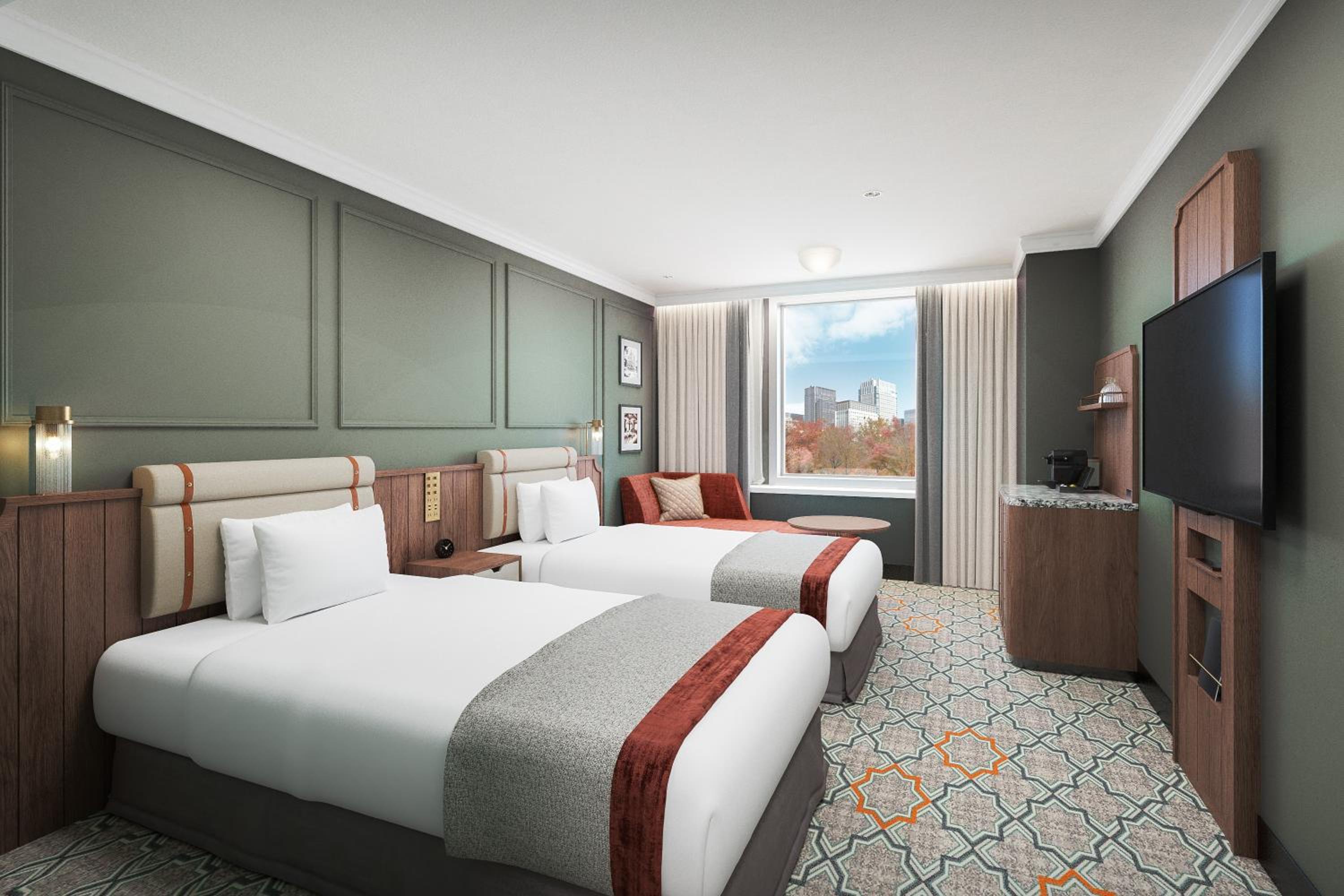 Room, Twin Beds, Main Building, Sapporo Grand Hotel 4/10
