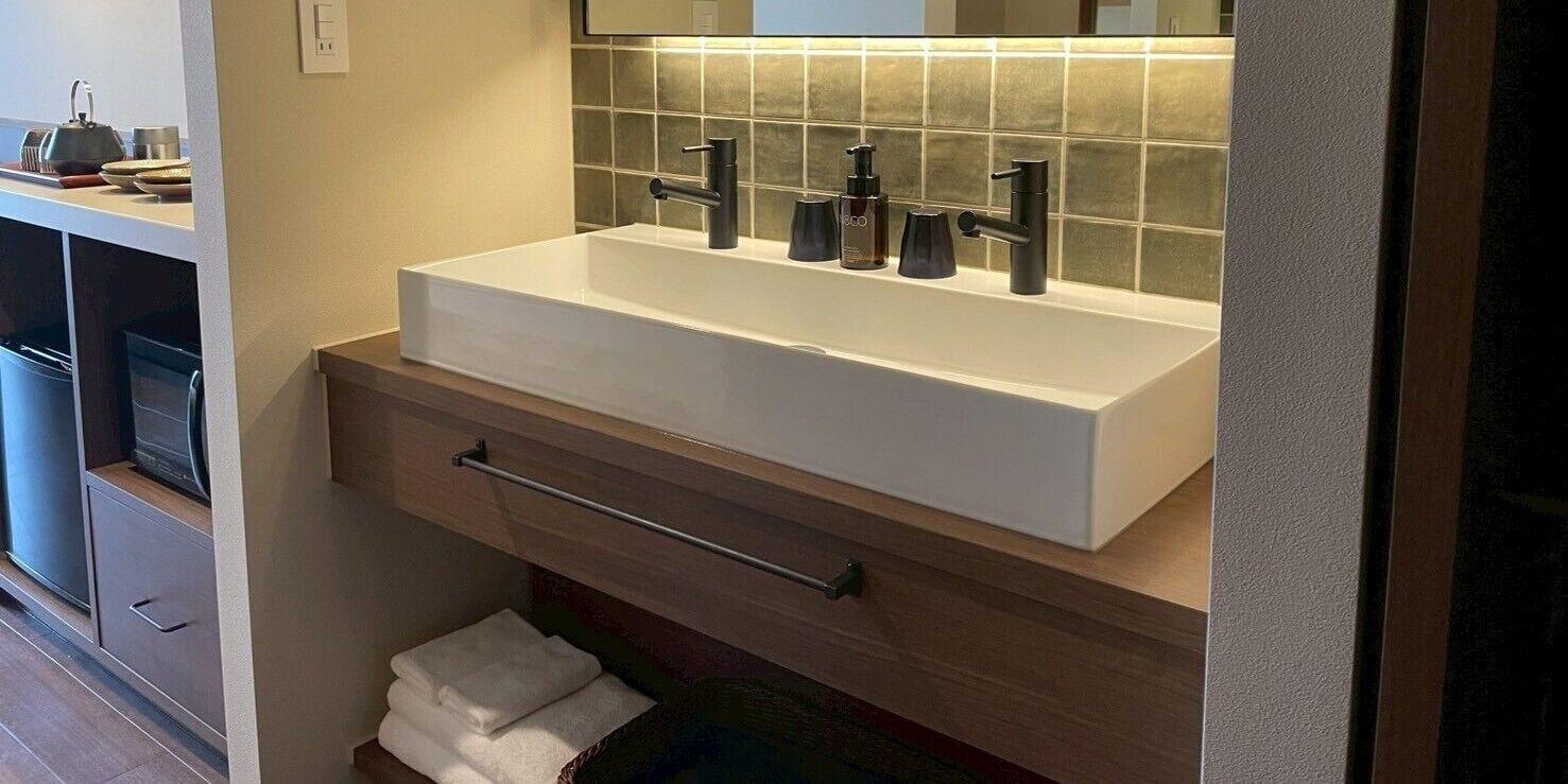 غرفة قياسية بسريرين منفصلين بإطلالة على النهر، Hotel The Hakata Terrace Fukuoka 3/3