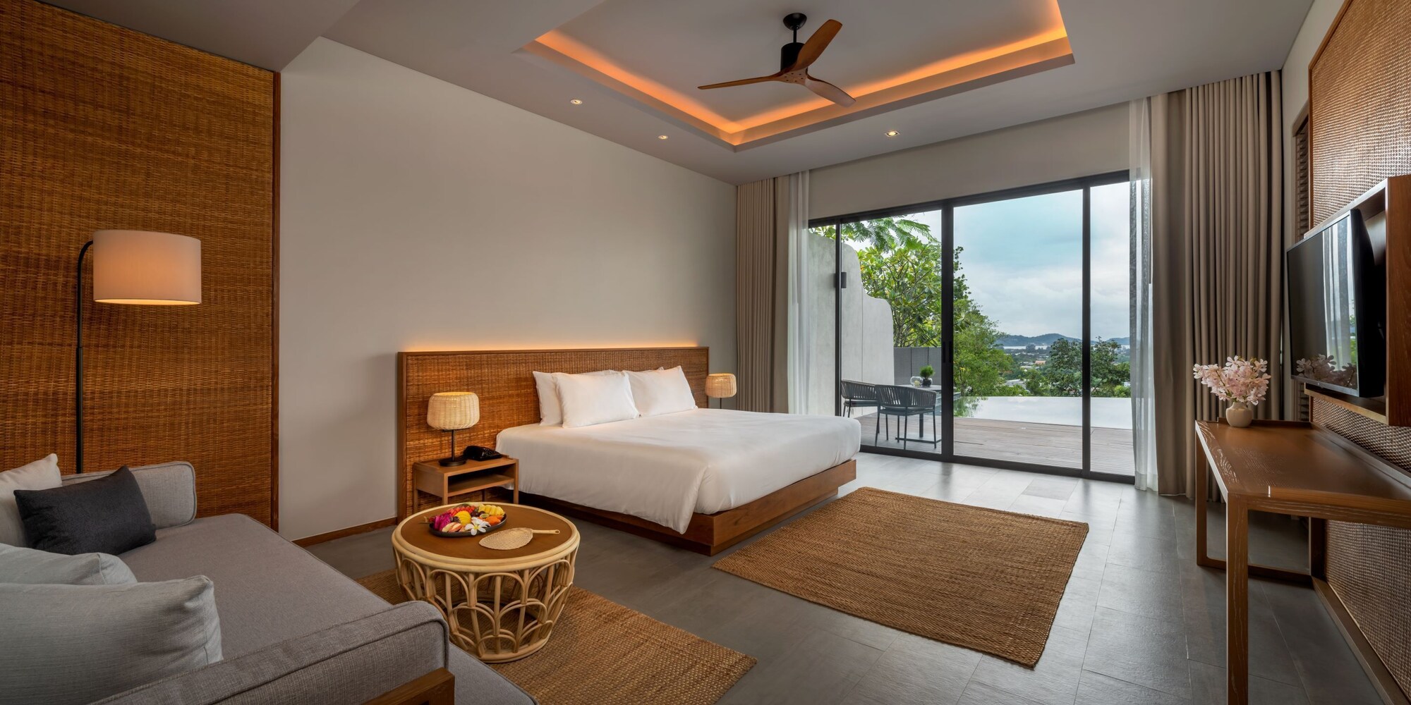 Hill, Villa, King Bed