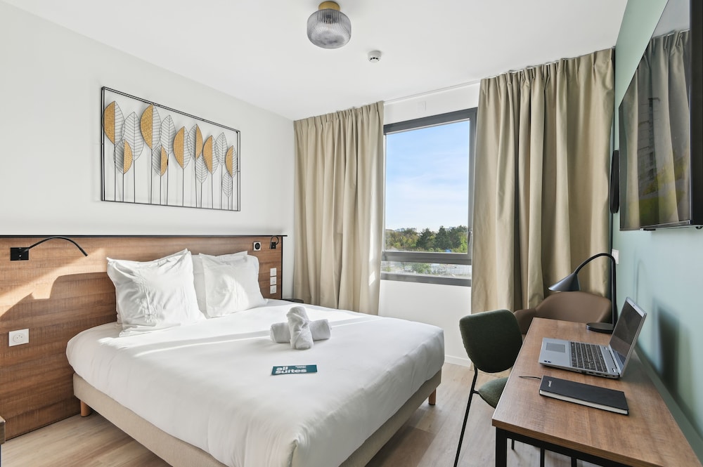 استوديو كومفورت بسرير كينج بشرفة، All Suites Appart Hotel Paris Ouest Colombes 2/3