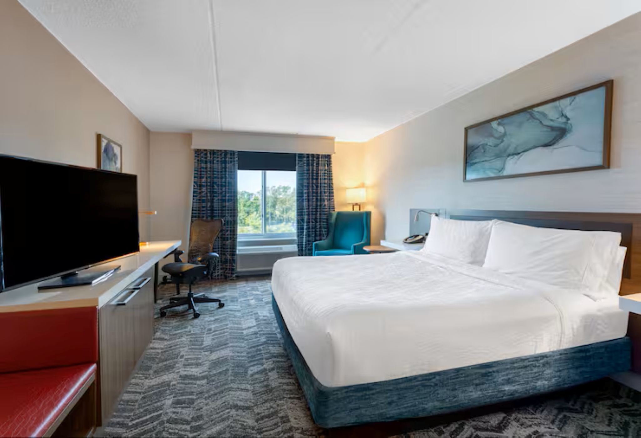 Room, King Bed, Peloton