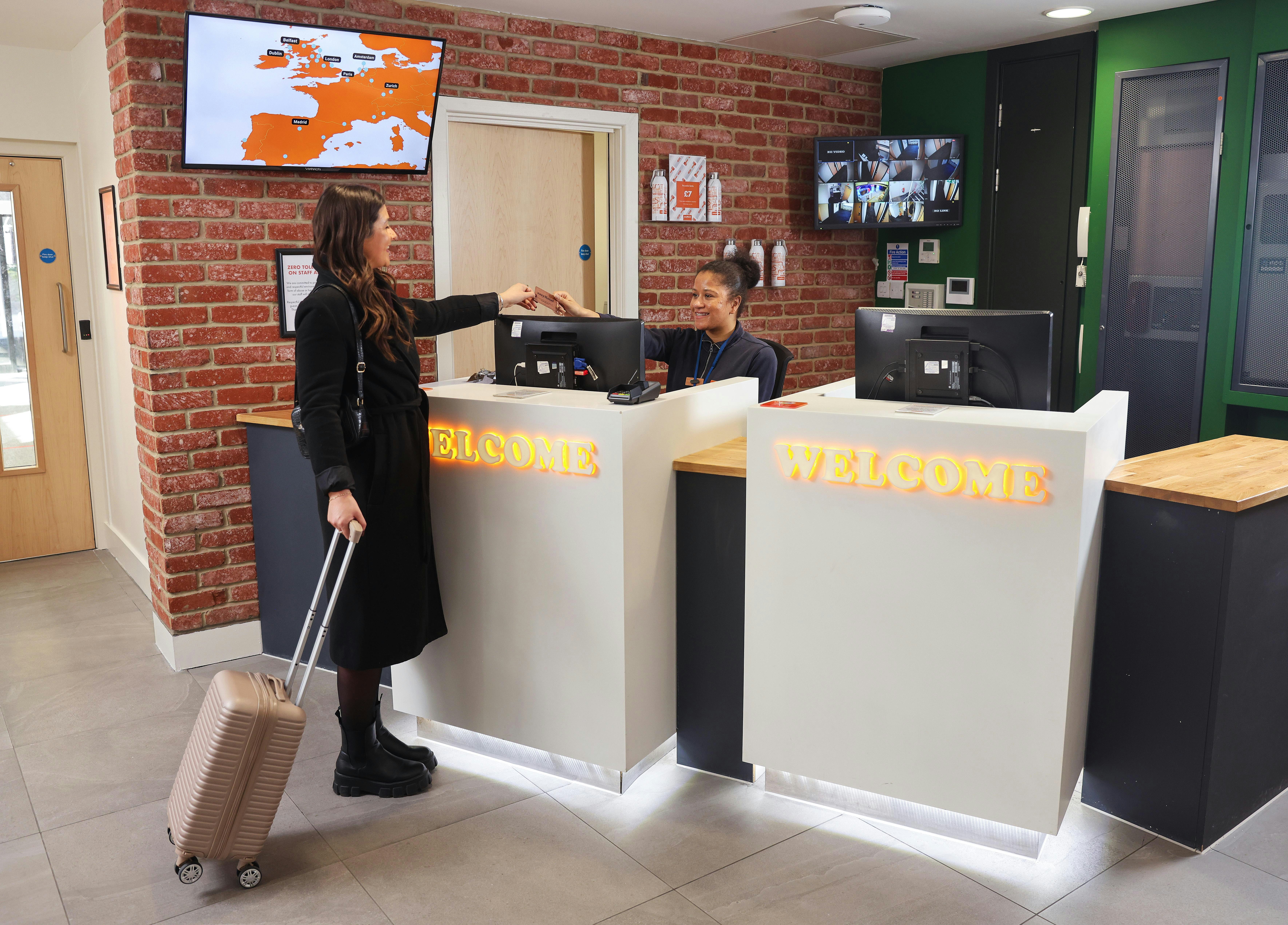 Lobby at easyHotel Croydon, CROYDON