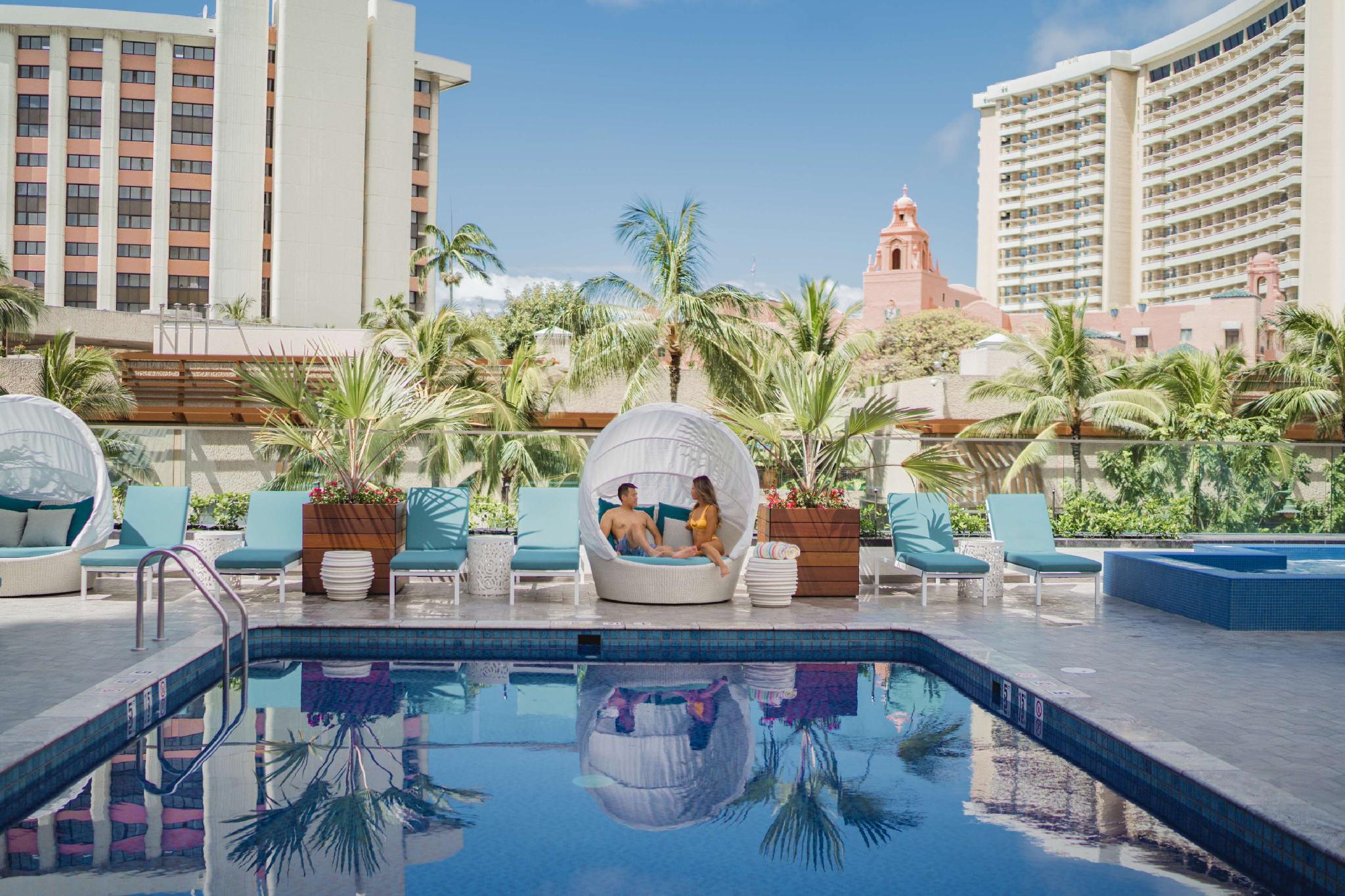 Room, Double or Twin Bed, Waikiki View, Accessible