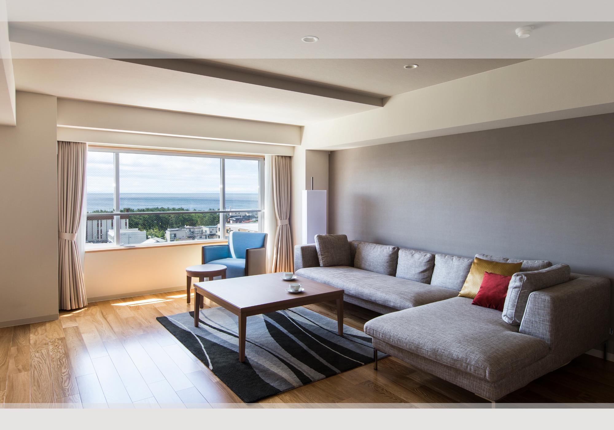 Panoramic, Suite, Twin Beds, Side Ocean View, Ocean View, Bathtub