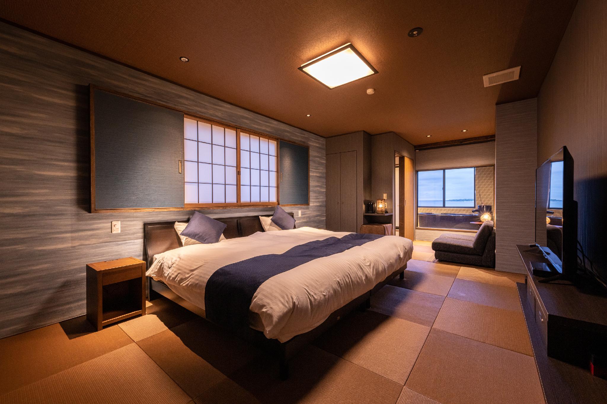 Japanese Western, Type A, Ocean View, Bathtub