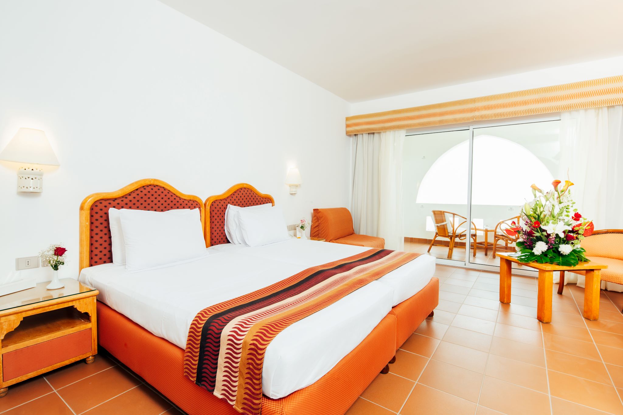 Oasis, Double or Twin Bed, Partial Sea or Garden View, Balcony or Terrace