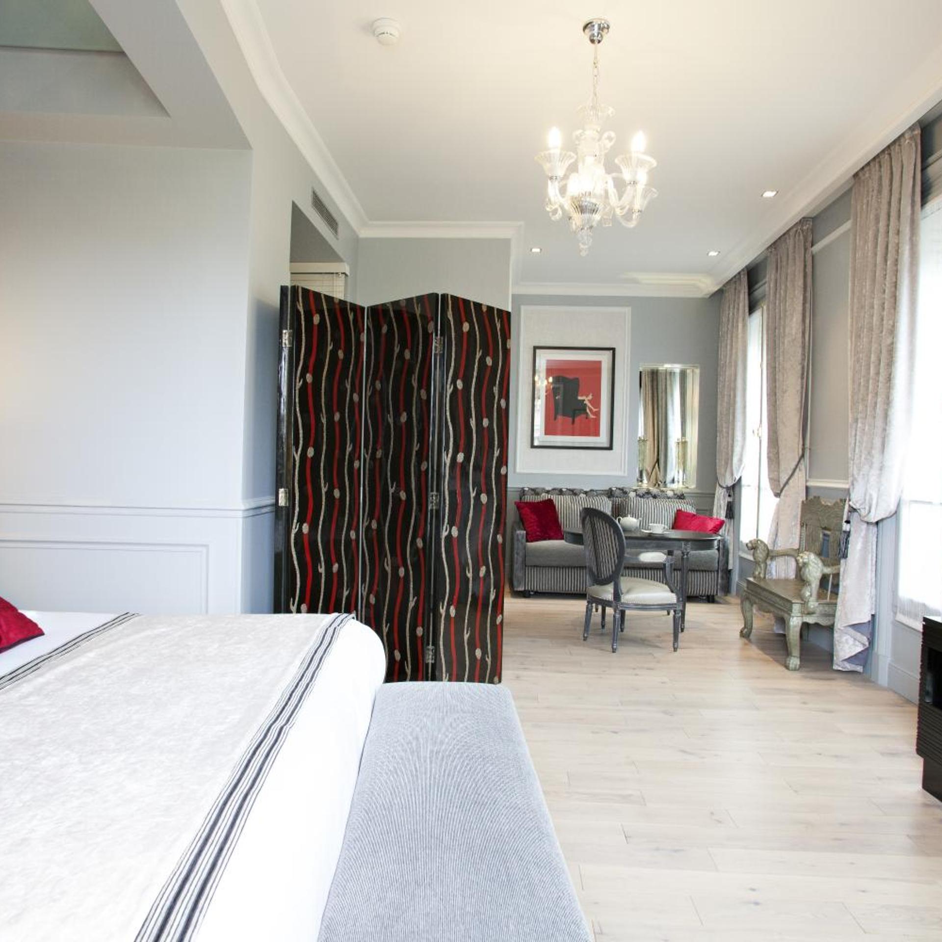 جناح بريستيج مع أريكة، Maison Albar Hotel Paris Champs Elysees 6/10