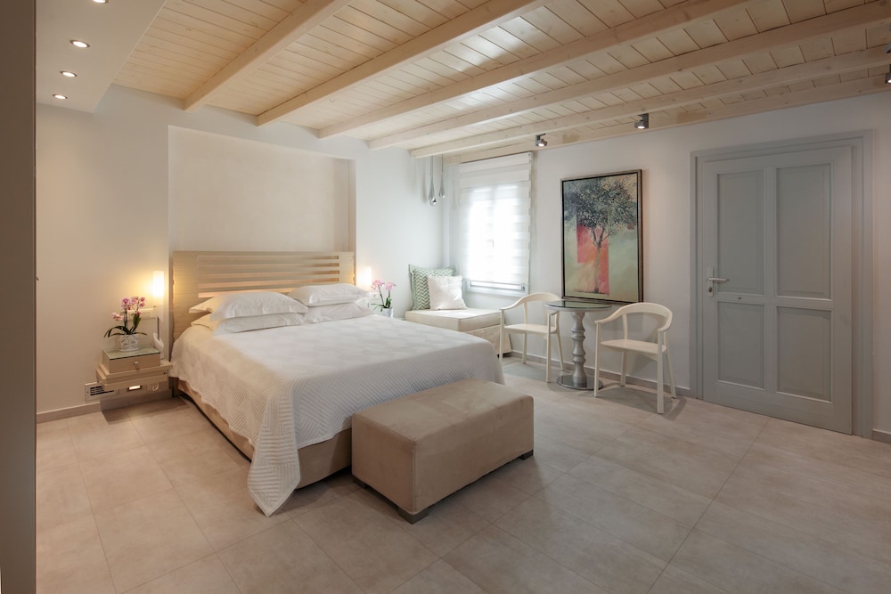غرفة بريميوم بسريرين منفصلين بحوض جاكوزي في الطابق الأرضي، Iria Beach art hotel 4/10