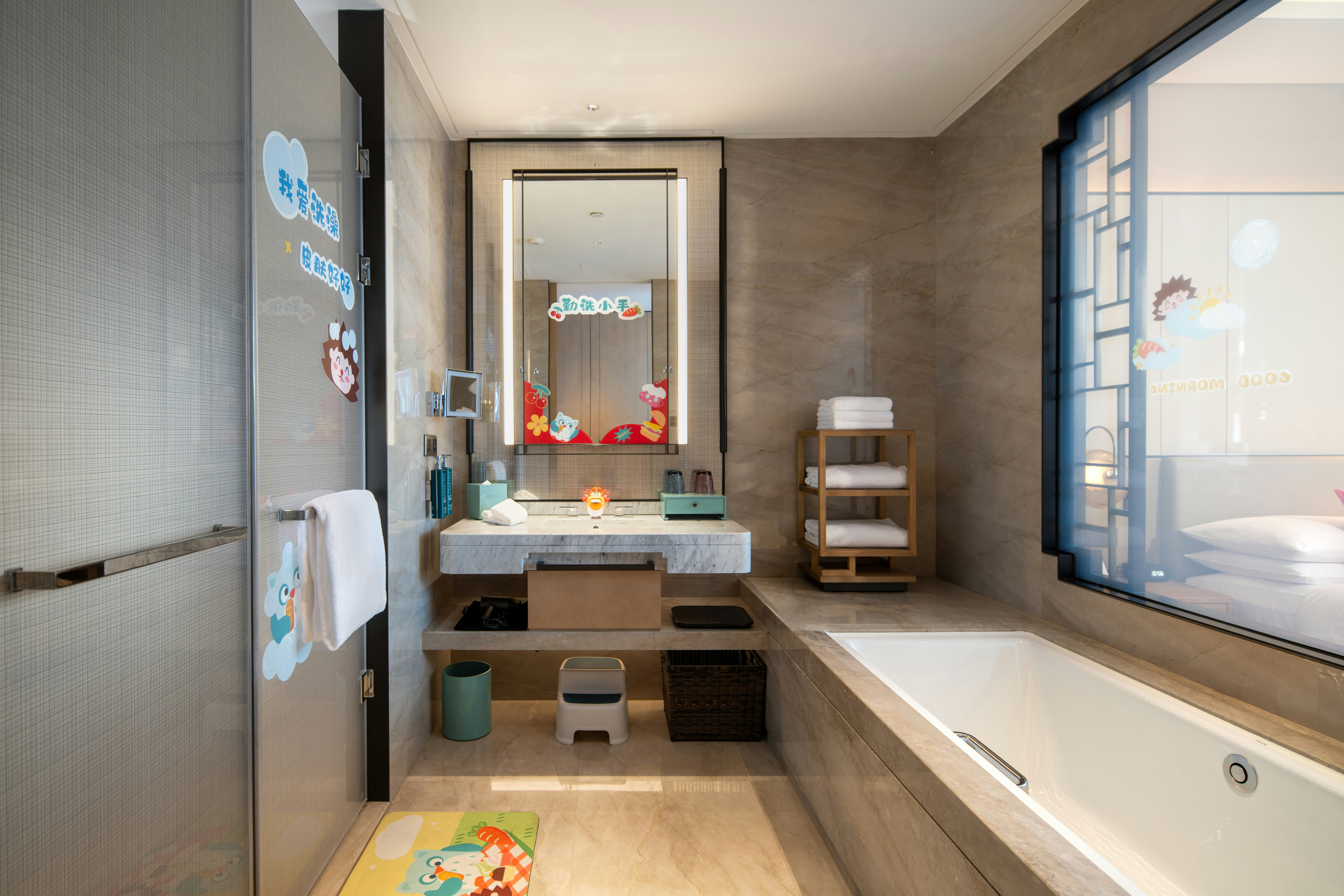 غرفة عائلية بسرير كينج، Hilton Suzhou Wuzhong 3/3