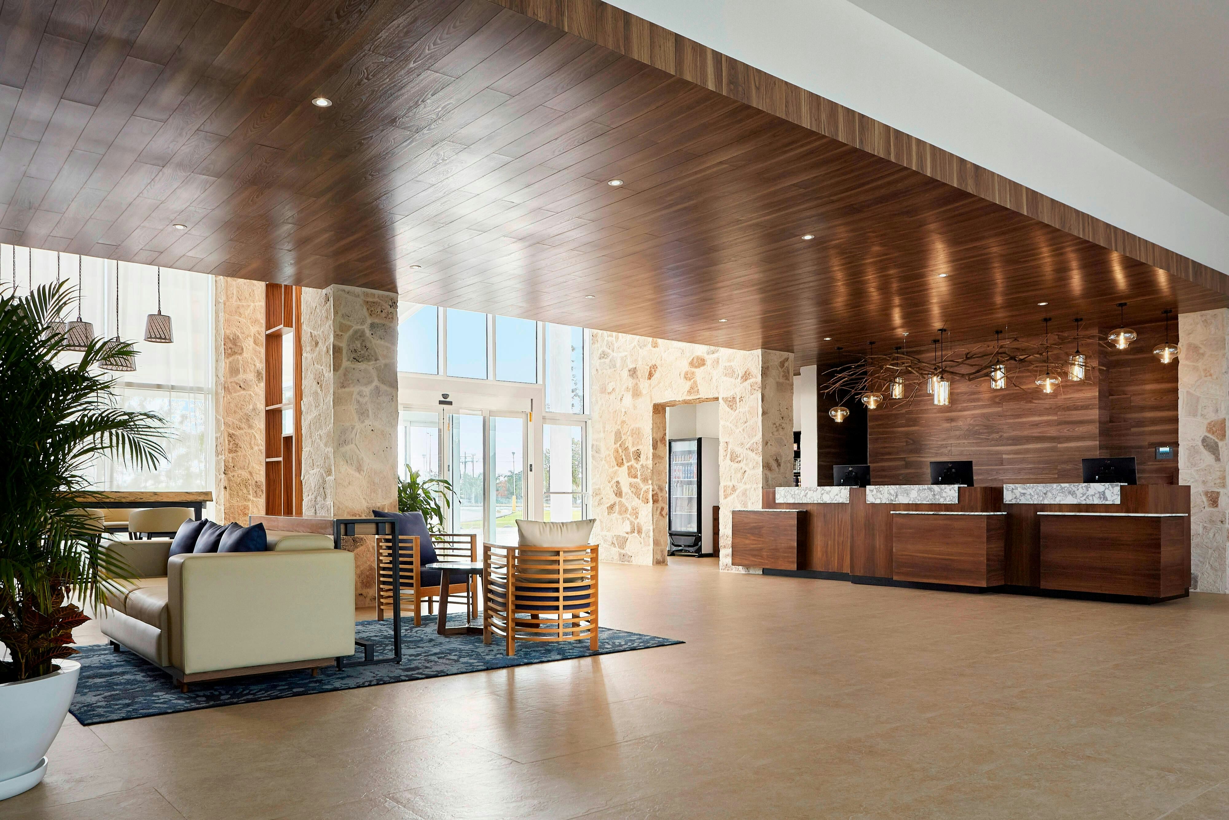 Lobby at Fairfield Inn And Suites By Marriott Cancun Airport, CANCUN