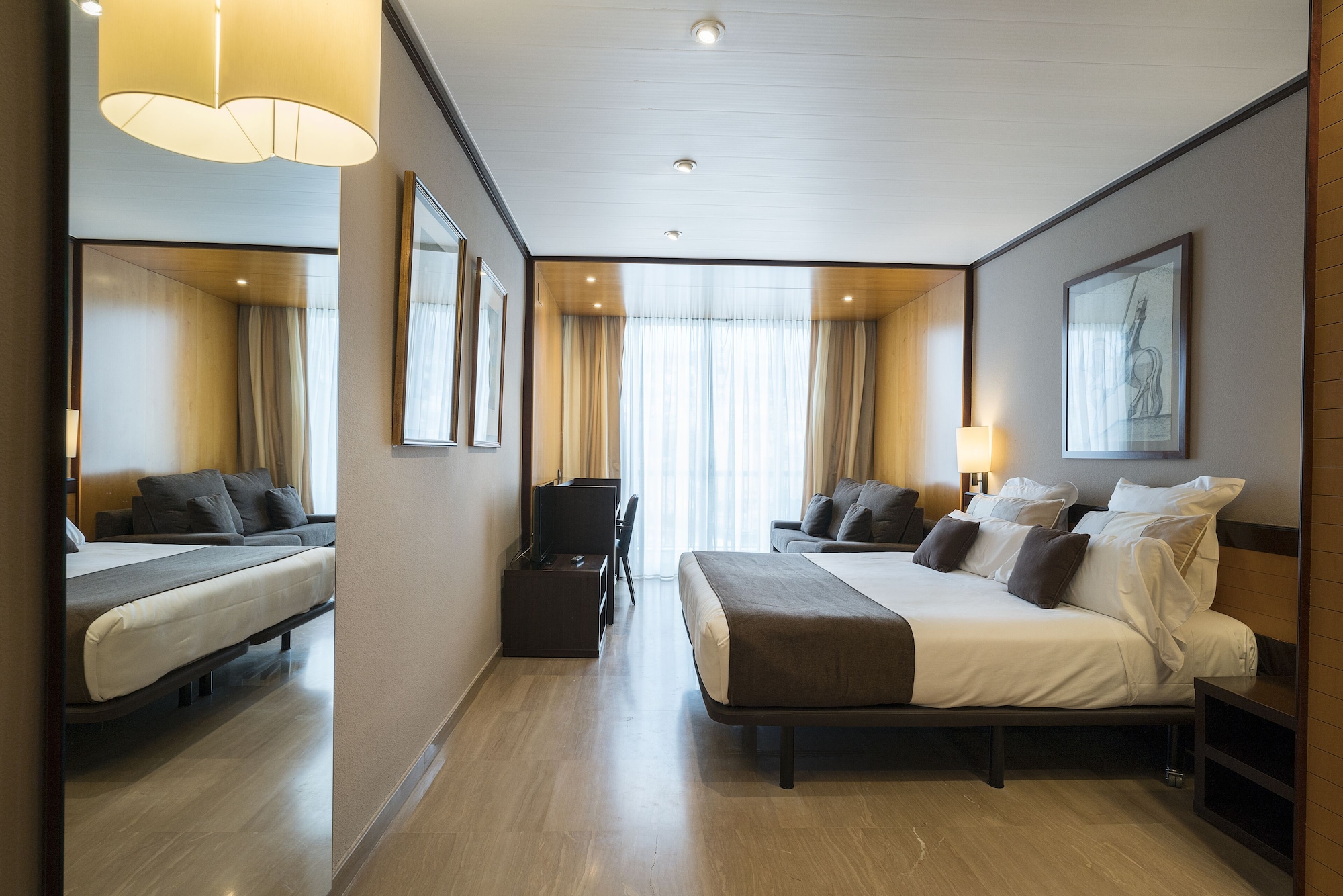 DESIGN, SUPERIOR, DOUBLE OR TWIN BED, BALCONY