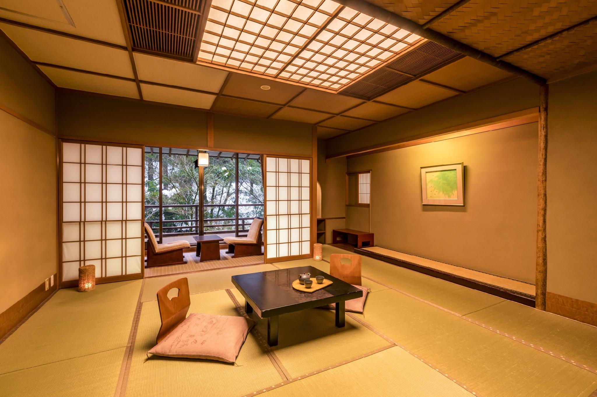 Japanese, Standard, 5 Futon Beds, Outdoor Bath, Tatami