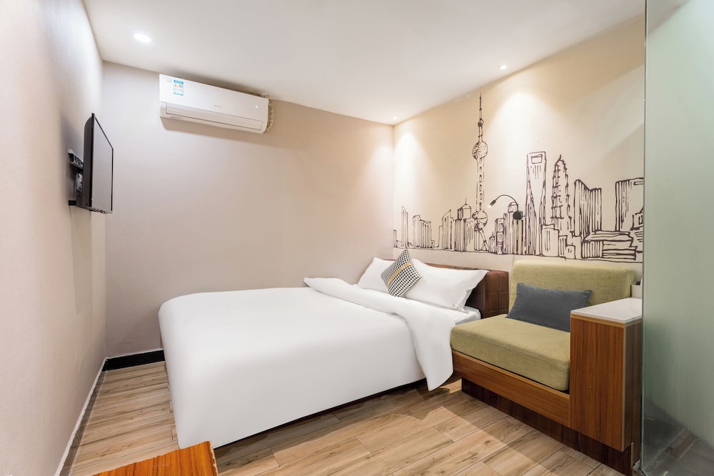 Standard, Double Bed, No Window، Shanghai Meego Youth Hostel 4/7