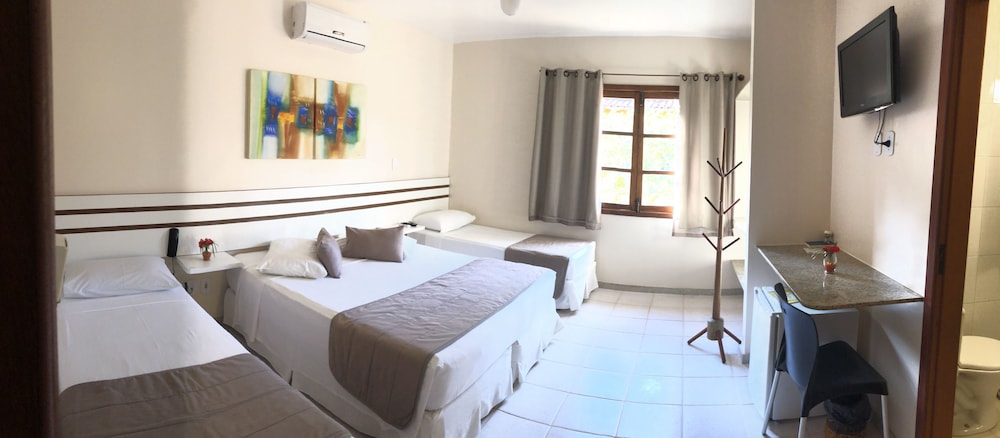 غرفة اقتصادية رباعية بأربعة أسرّة، Porto Geraes Praia Hotel 2/4