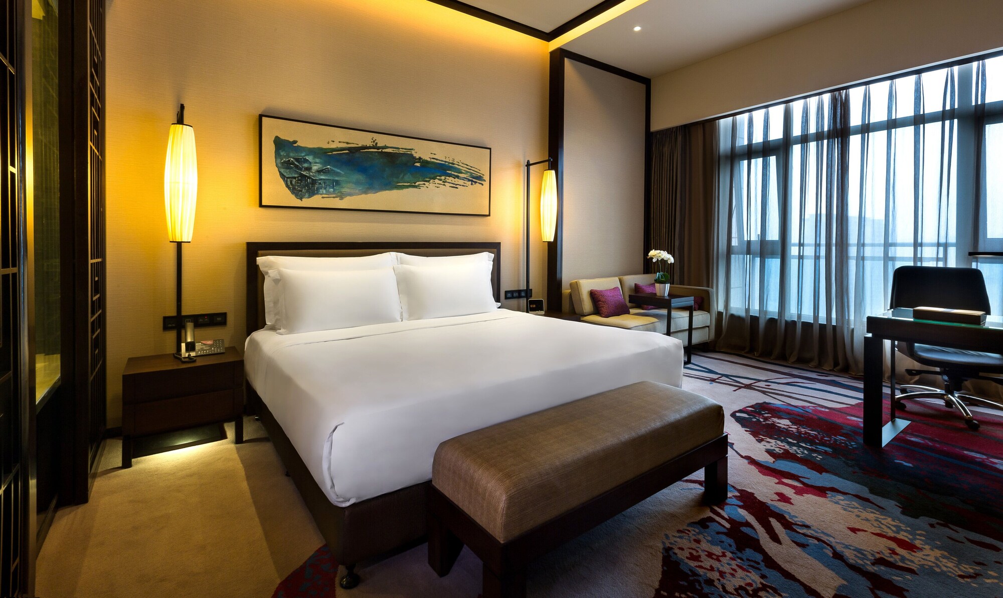 Premium, King Bed, Golf Course View، CROWNE PLAZA CHONGQING NEW NORTH ZONE 7/10