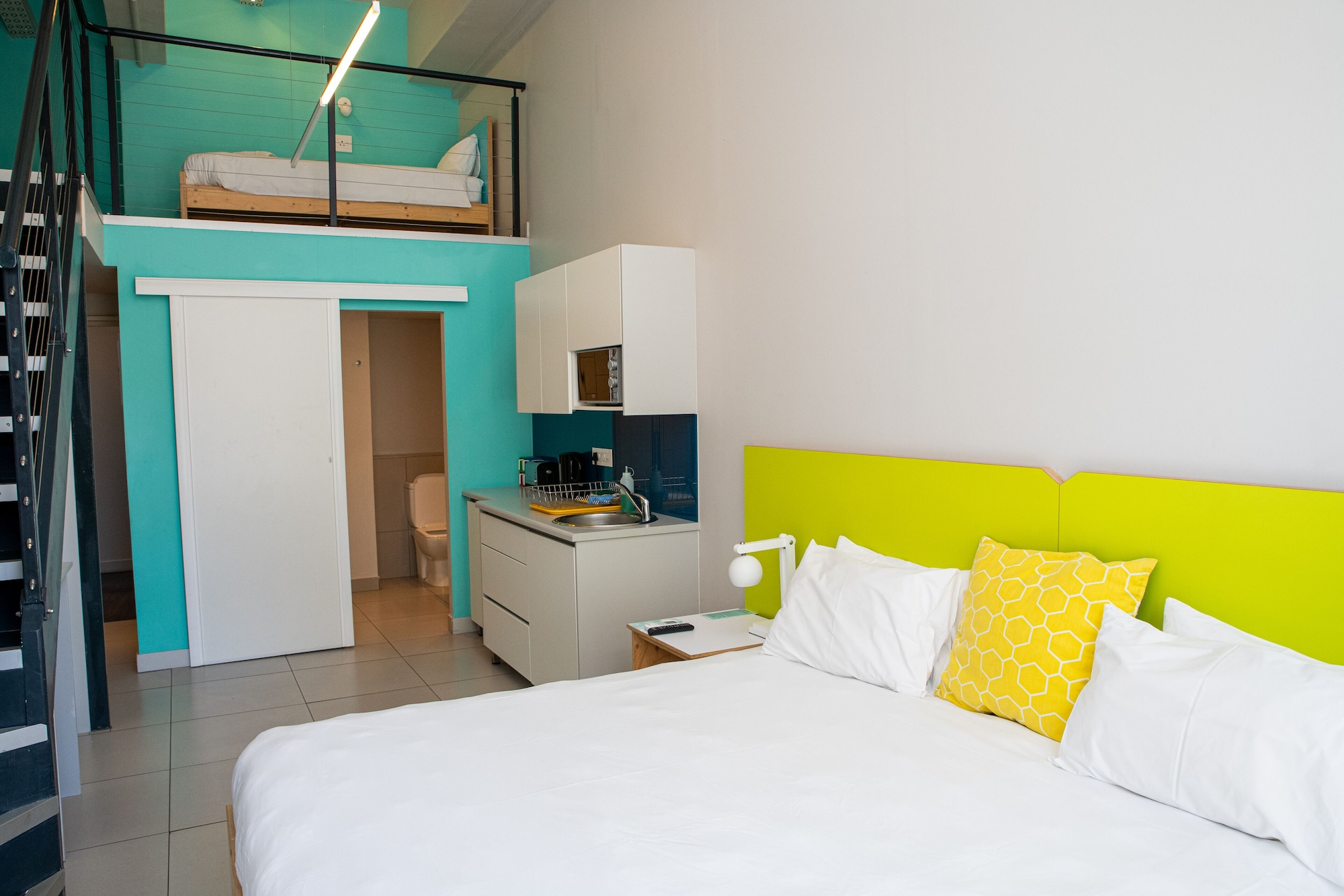 Studio, 1 King and 1 Single Beds, Street View