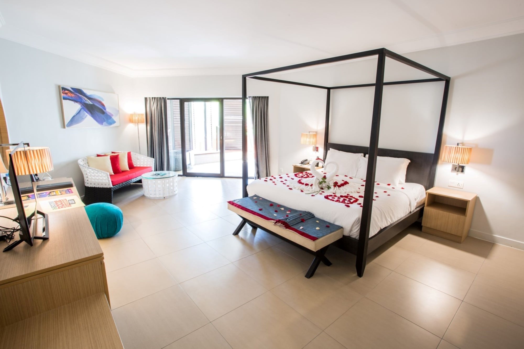 Premium, Deluxe, King Bed, Private Garden