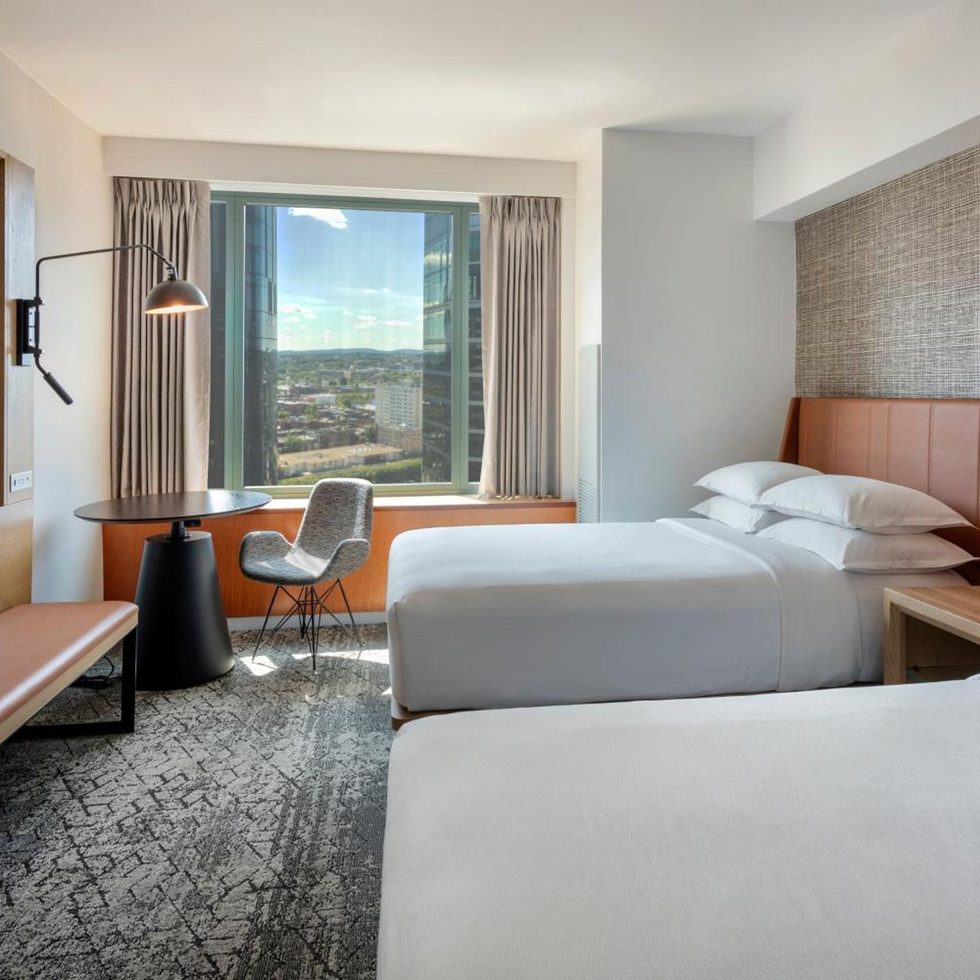 Premium, 2 Double Beds, High Floor