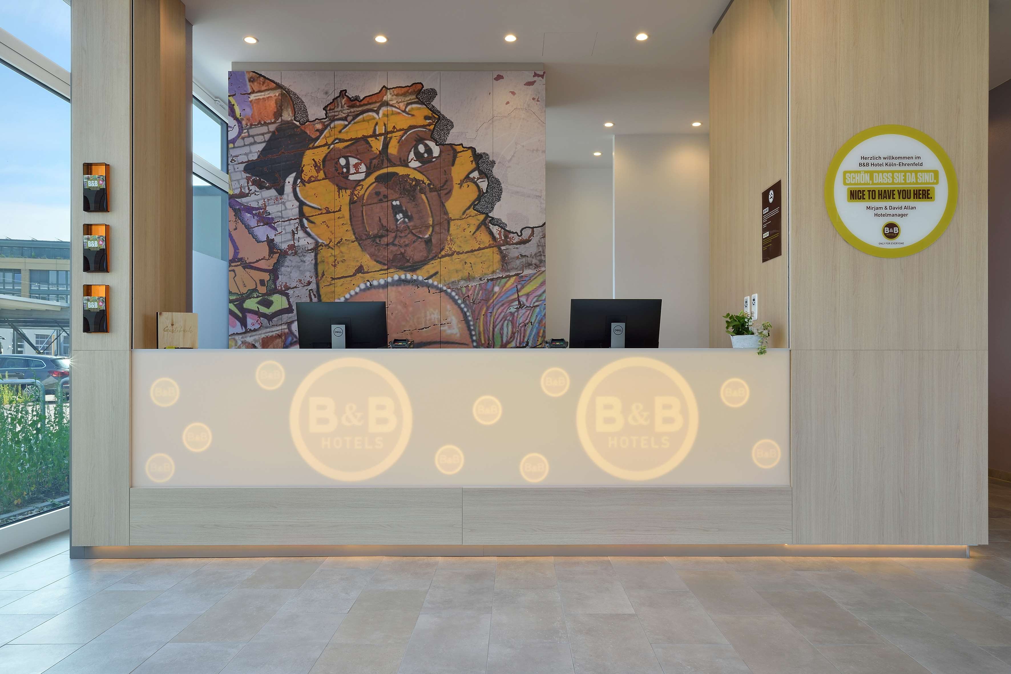 Lobby at B&B Hotel Koln Ehrenfeld, COLOGNE - KOELN