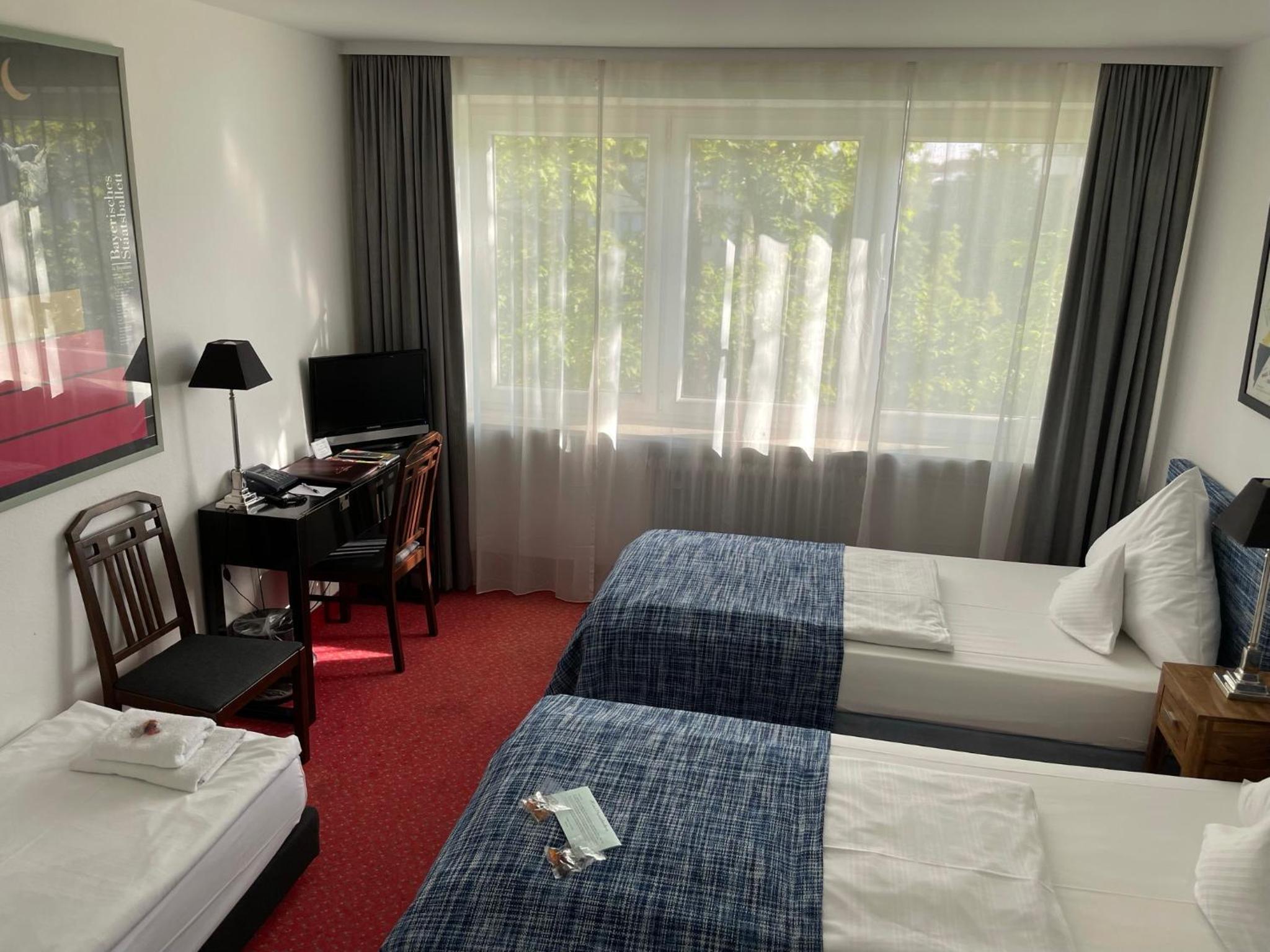غرفة ثلاثية بسرير فردي، Hotel Nymphenburg City 7/10