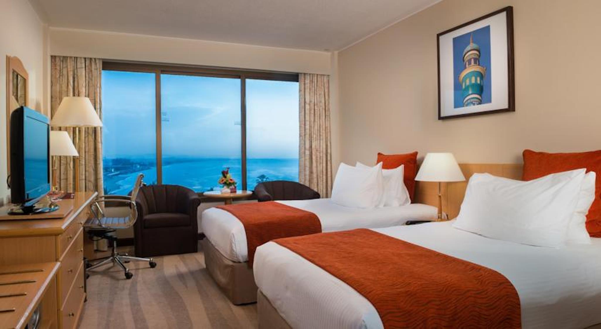 Room, Double or Twin Bed, Sea View