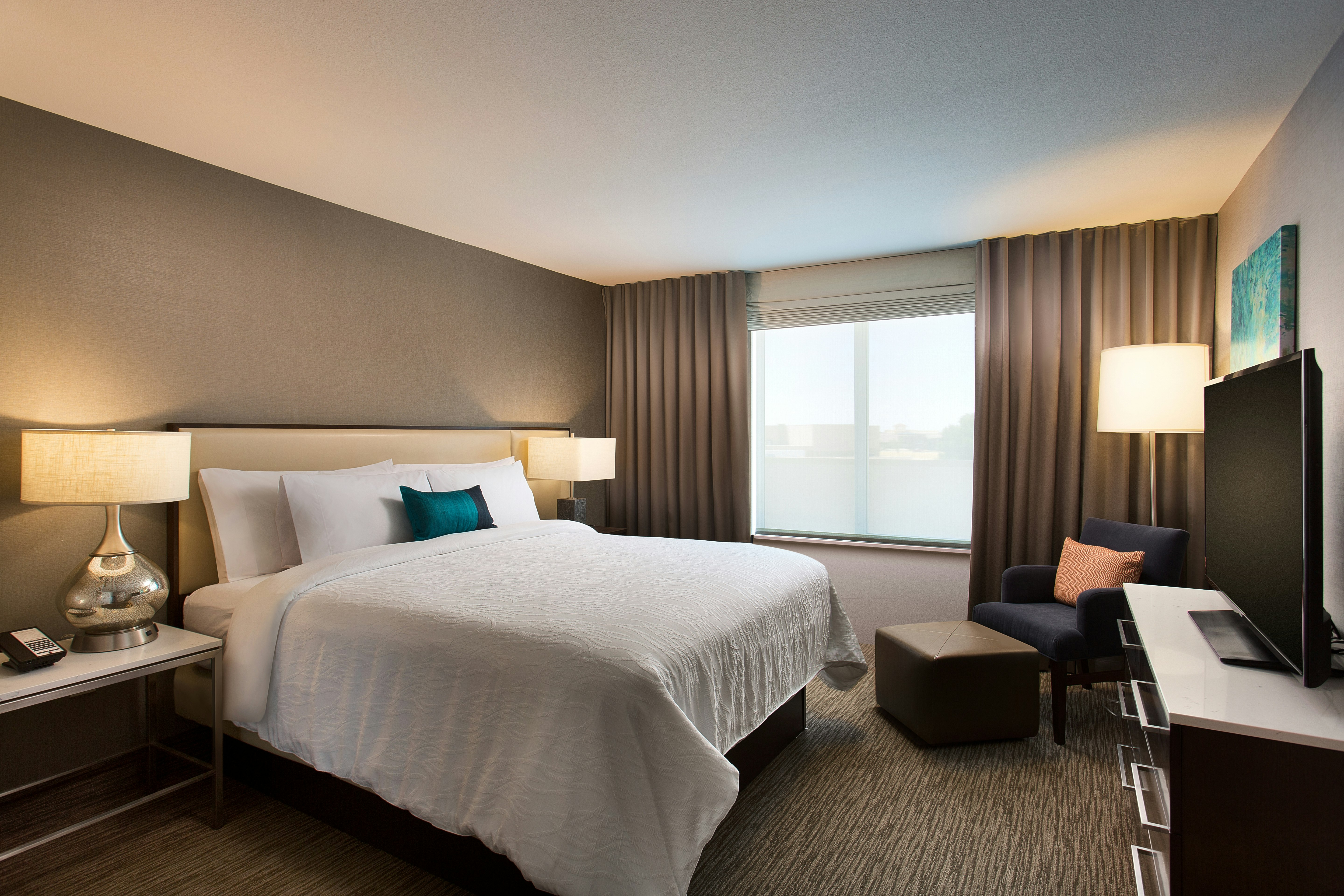 غرفة بسرير كينج، Hilton Garden Inn Lubbock 3/5