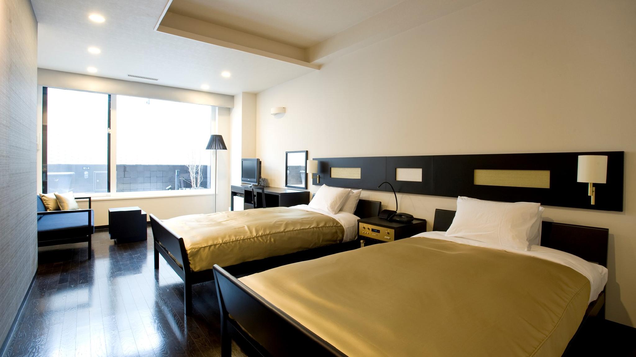 Room, Twin Beds, Outdoor Bath