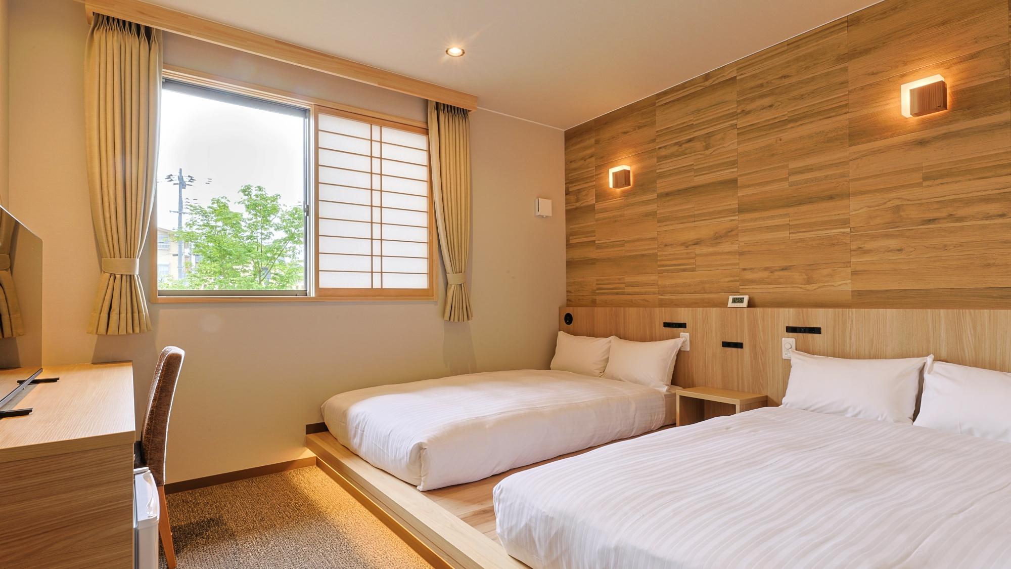 Semi Room, Japanese Western, Twin Beds, Semi Double Bed