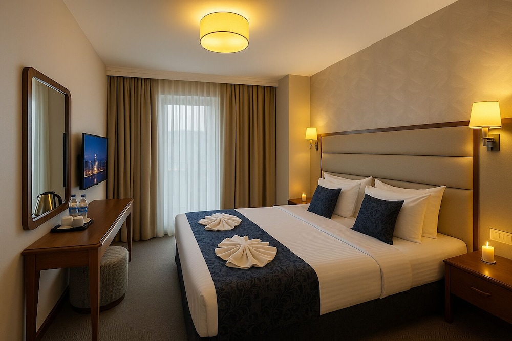 غرفة بسرير كوين بشرفة، Istanbul Midpoint Hotel 4/10