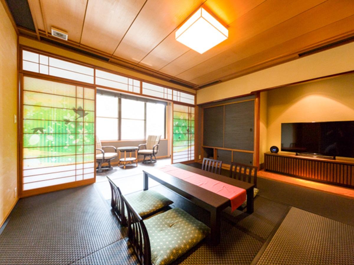 Japanese Western, Japanese, Modern, Deluxe, Outdoor Bath, Main Building, Smoking