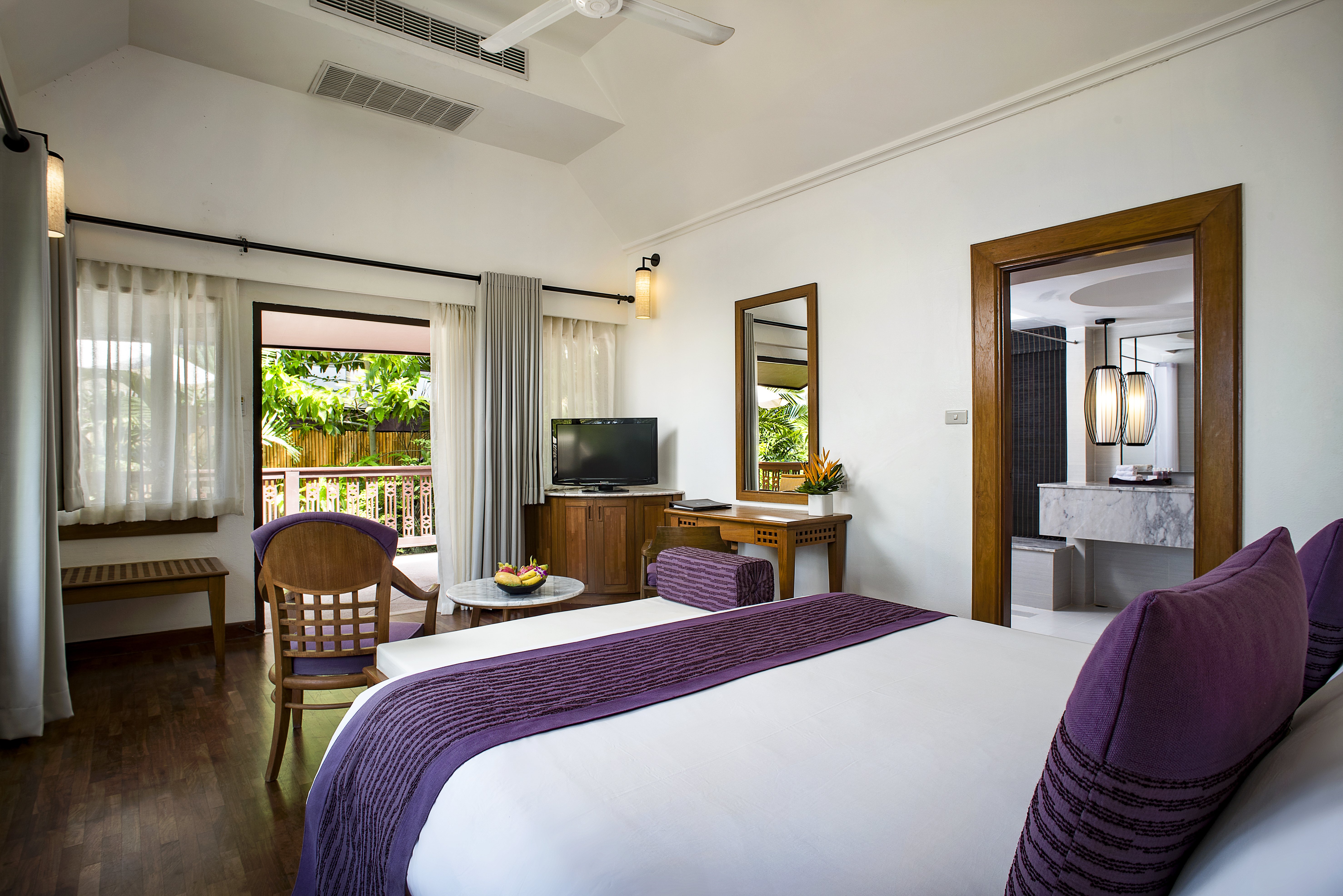 DELUXE, VILLA, TWIN BEDS, GARDEN VIEW