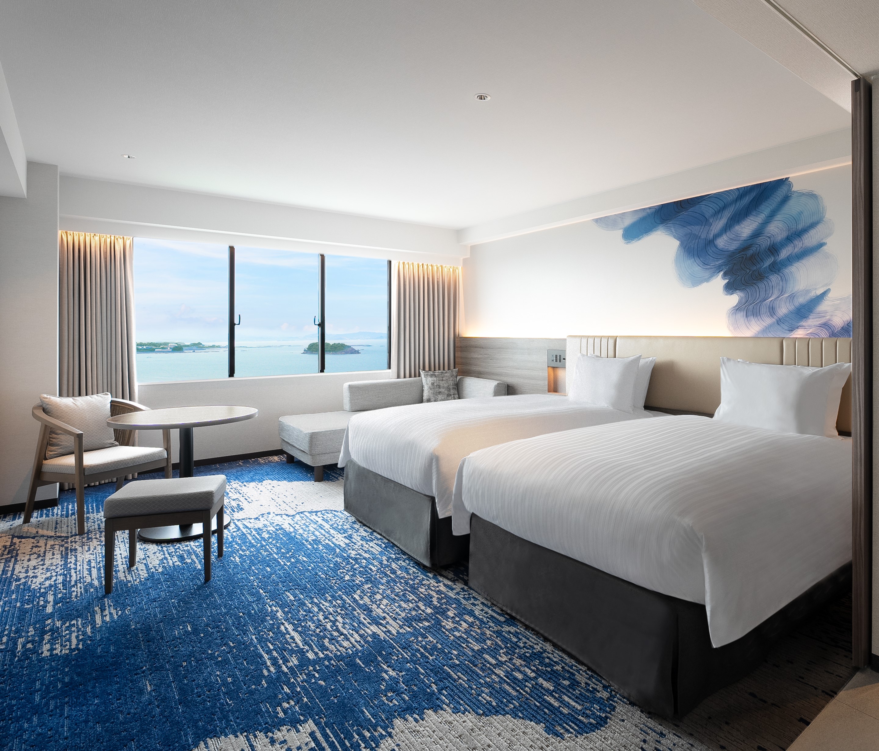 Superior, Twin Beds, with Extra Bed, Ocean or Sea View
