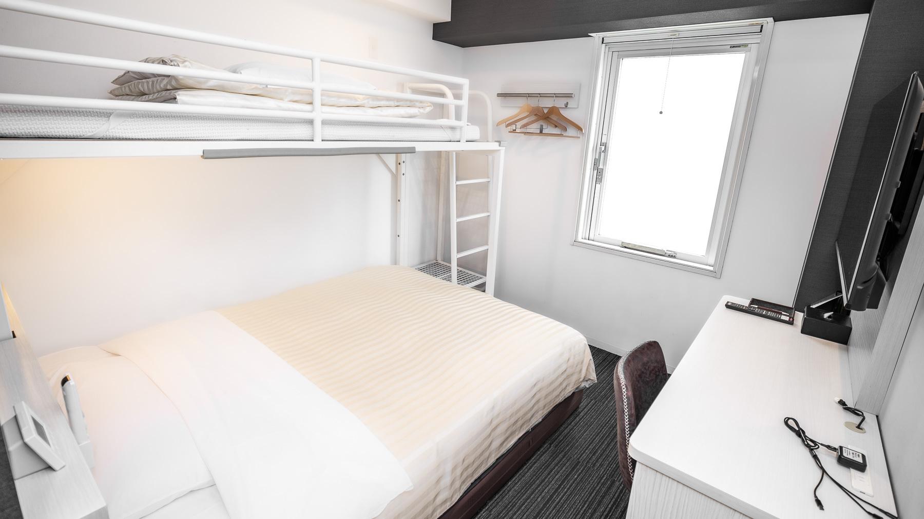 Room, Double or Single Bed, Bunk Bed