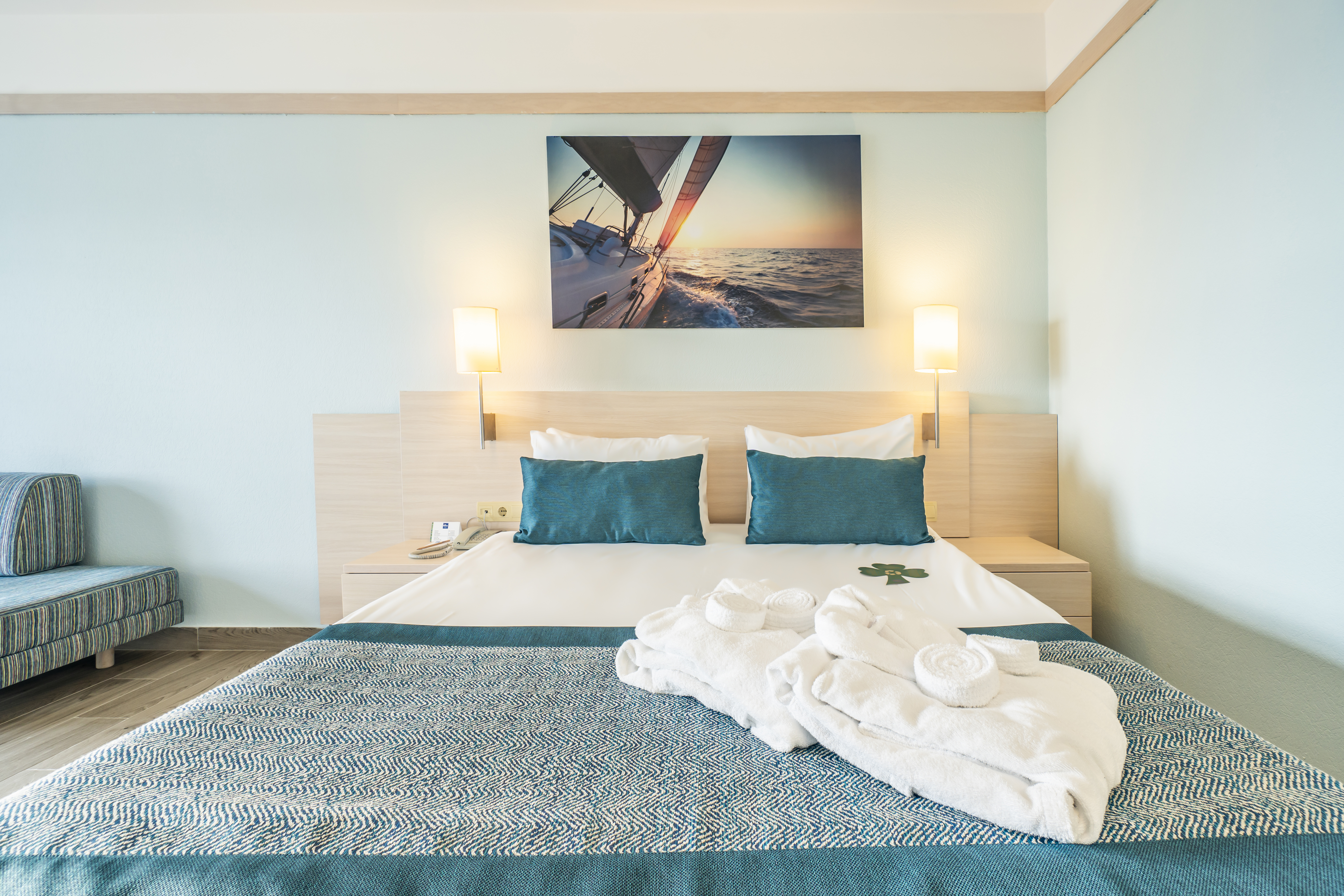 Room, Double Bed, Land View