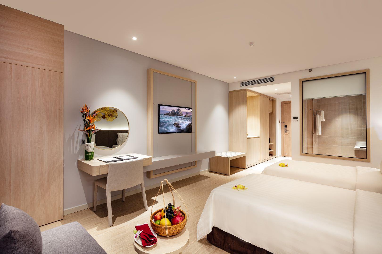 Spa, Deluxe, Twin Beds, City View