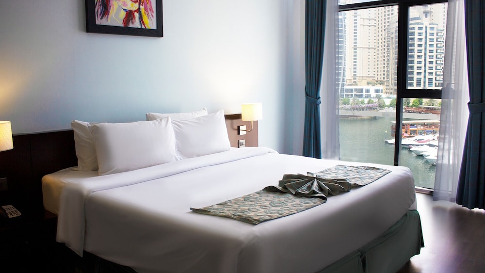 شقة بسريرين منفصلين بإطلالة على المرسى بغرفتي نوم، Signature Hotel Apartment Spa Marina 4/10