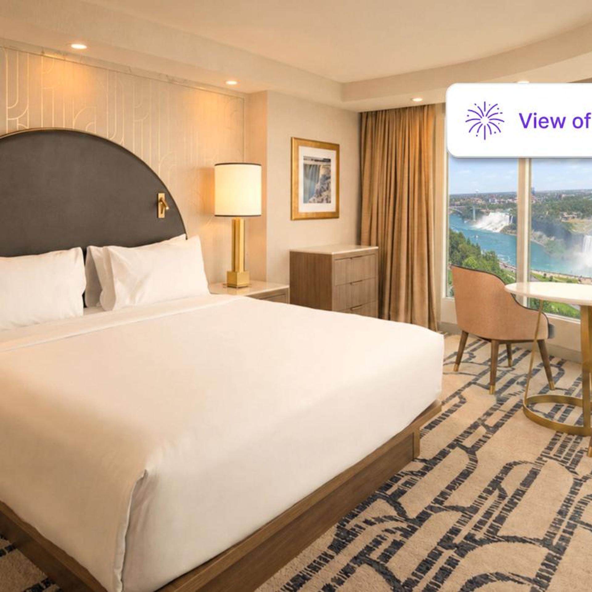 Presidential, 2 Rooms, Premium, Suite, King Bed, Falls View, Sofa