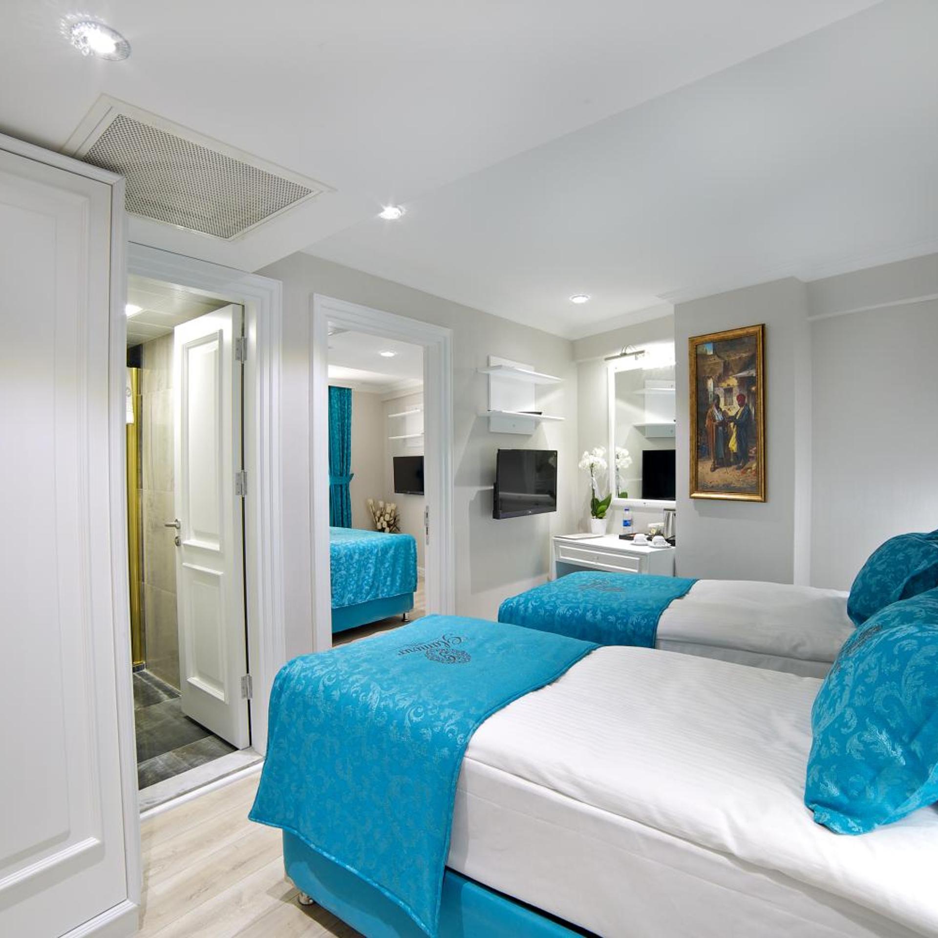 غرفة متصلة بسرير مزدوج، Glamour Hotel 6/8
