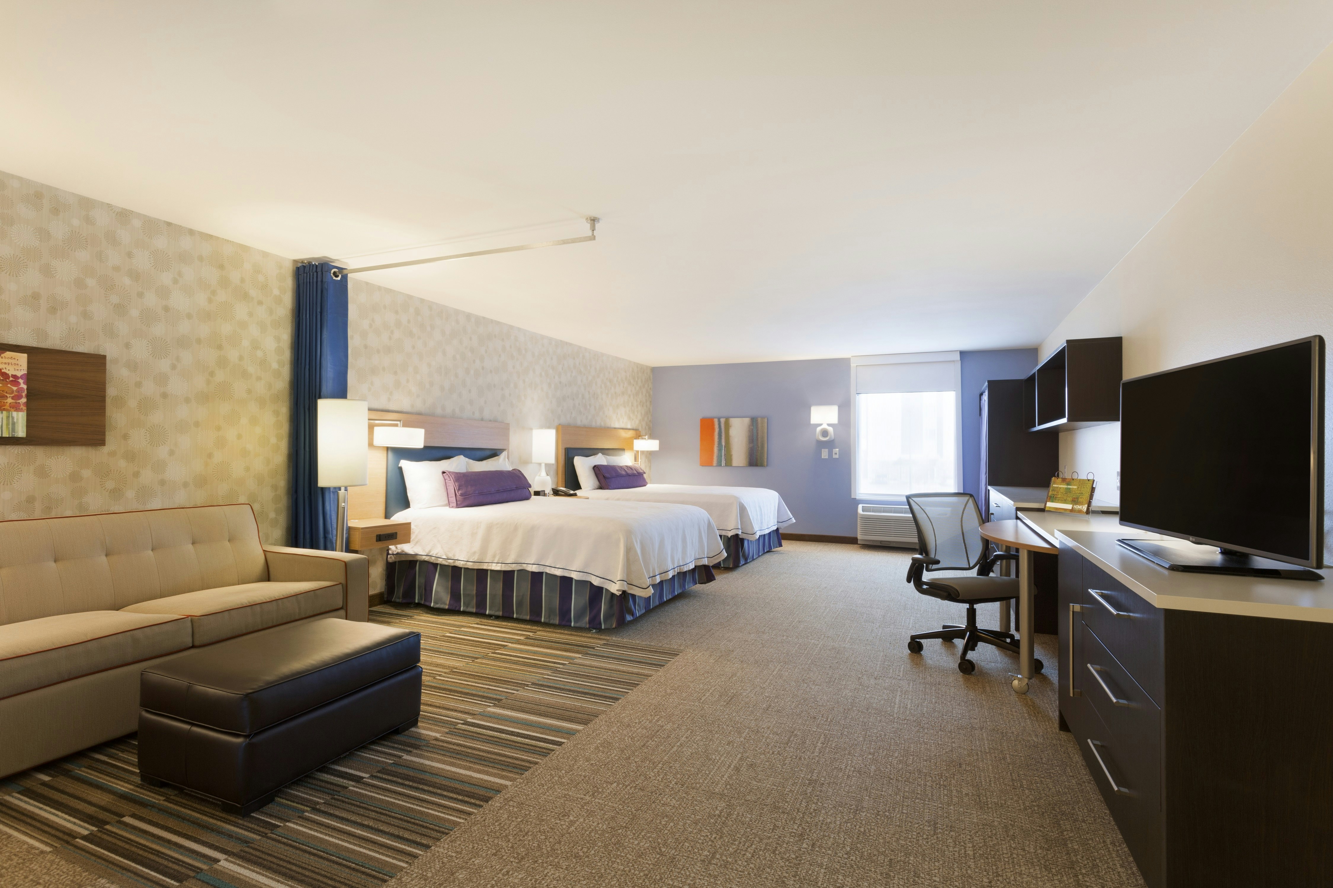 Studio, 2 Queen Beds, Accessible