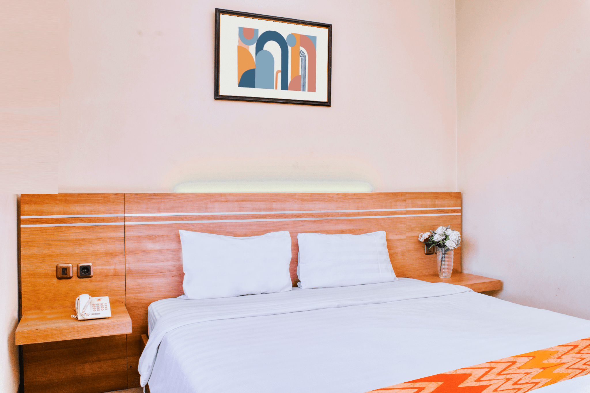 غرفة ديلوكس بشرفة، Gapura Residence Hotel Semarang 2/2