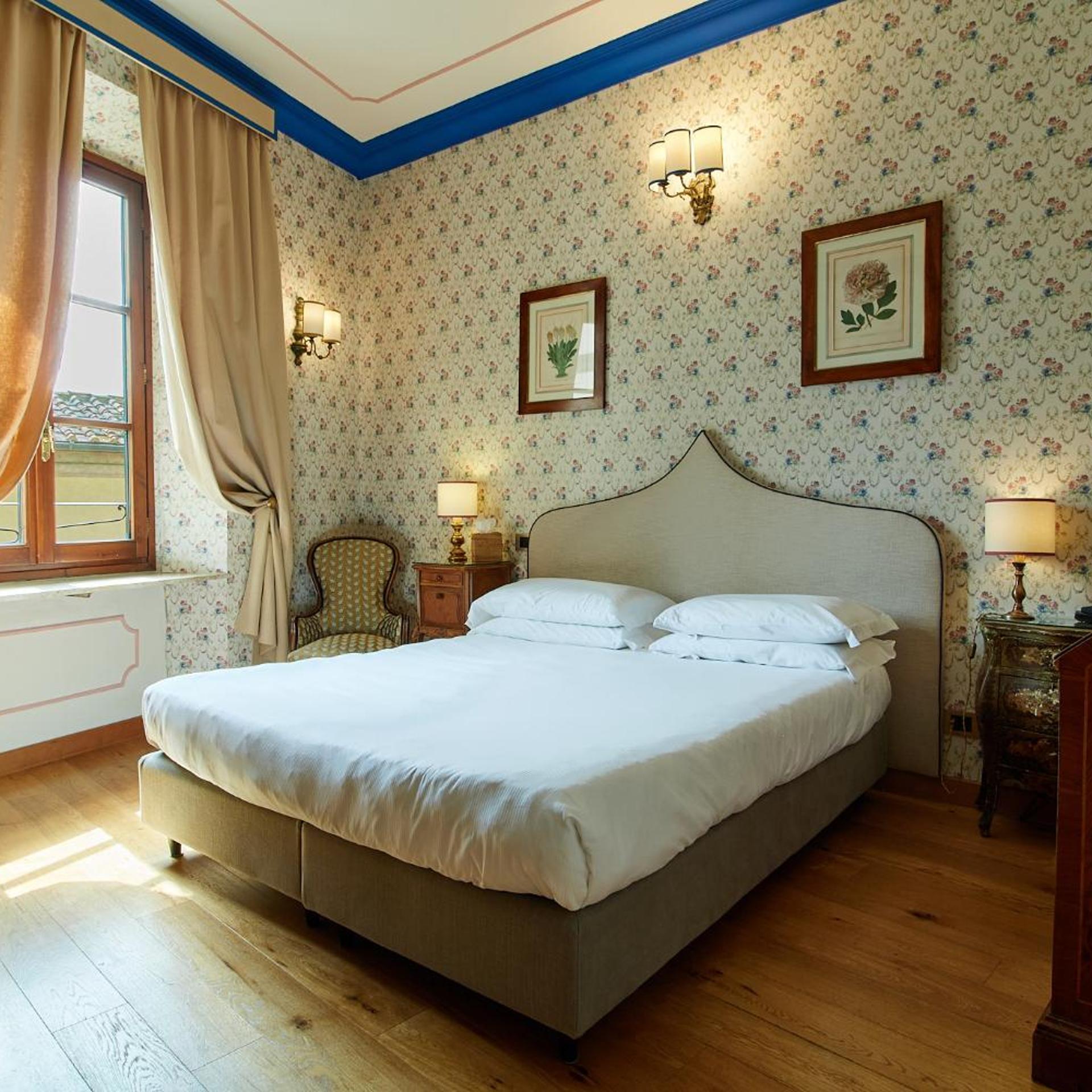 غرفة بسرير مزدوج أو سريرين منفصلين بإطلالة، Hotel Hermitage 3/10