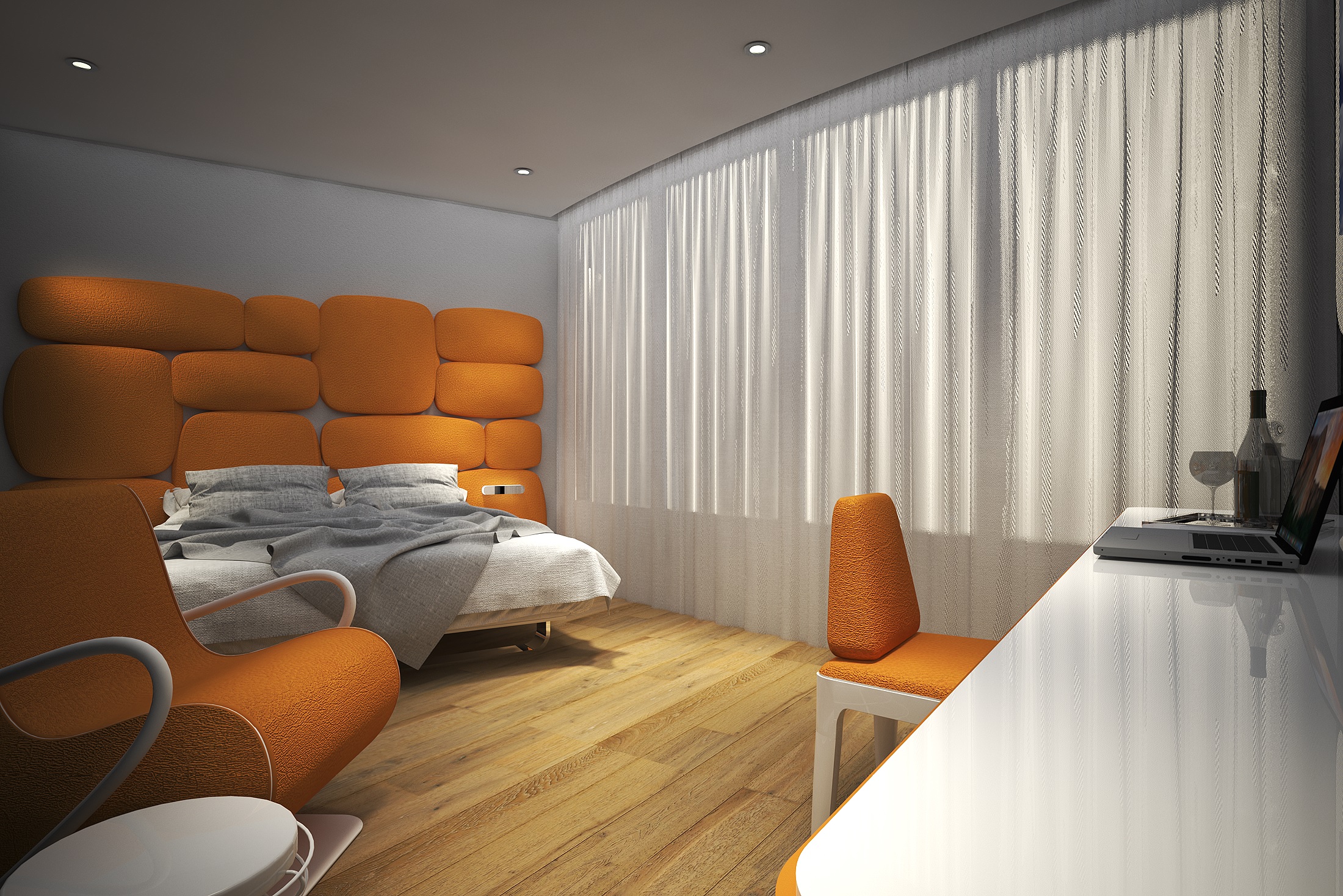 DELUXE, DOUBLE BED