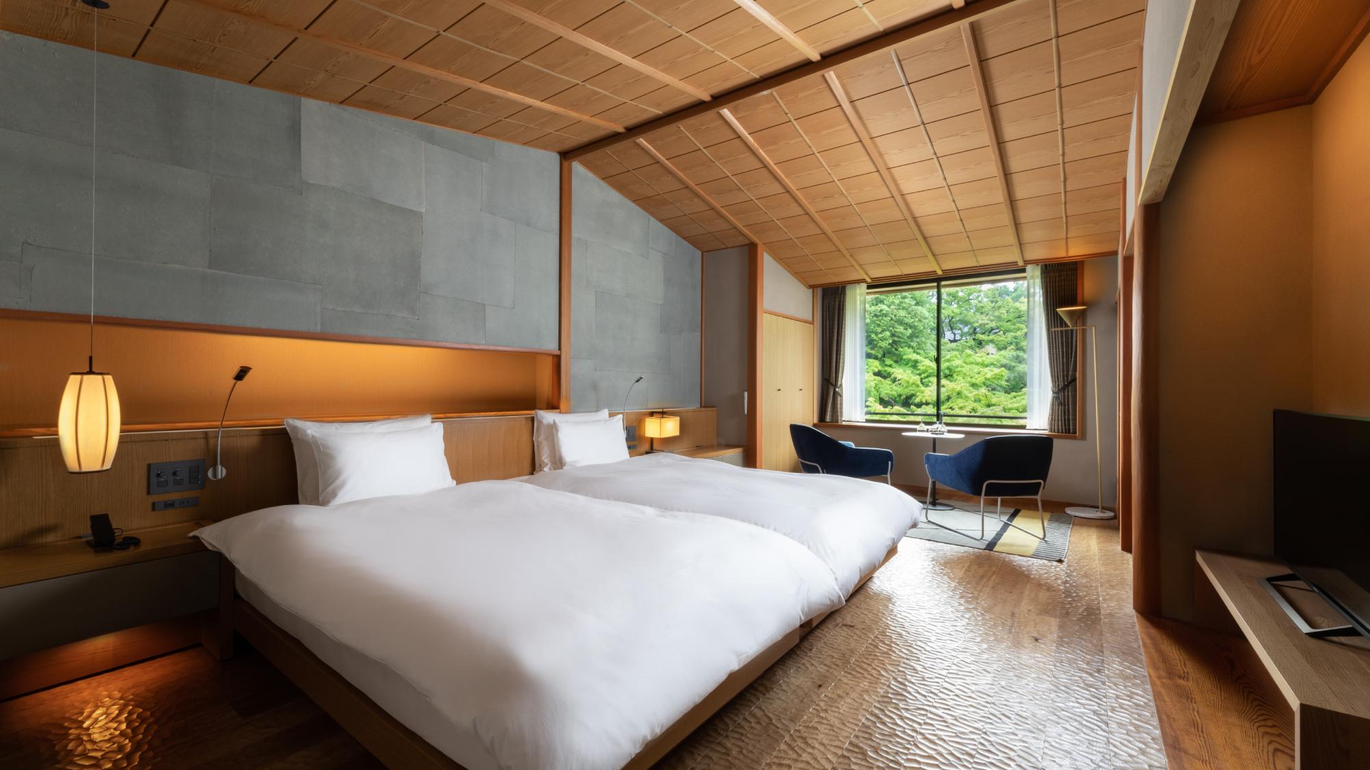 Japanese Western, Relaxation, Modern, Garden View
