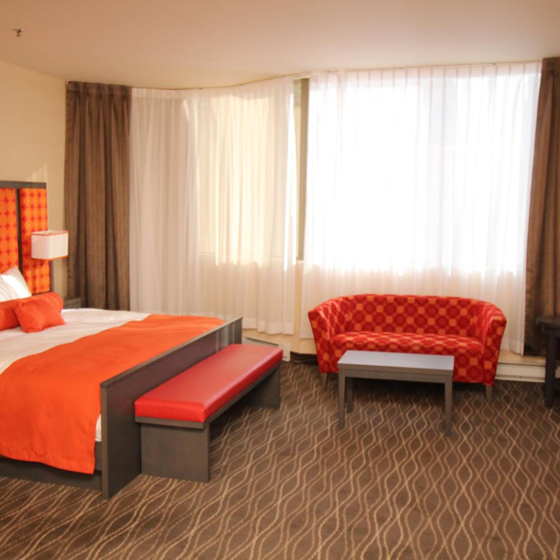 جناح ديلوكس بسرير كينج، Hotel Chrome Montreal Centre Ville 3/5