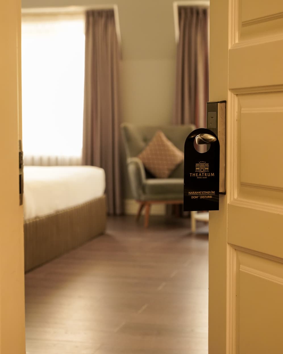 غرفة ديلوكس بسرير مزدوج بإطلالة، Theatrum Hotel Baku 5/5
