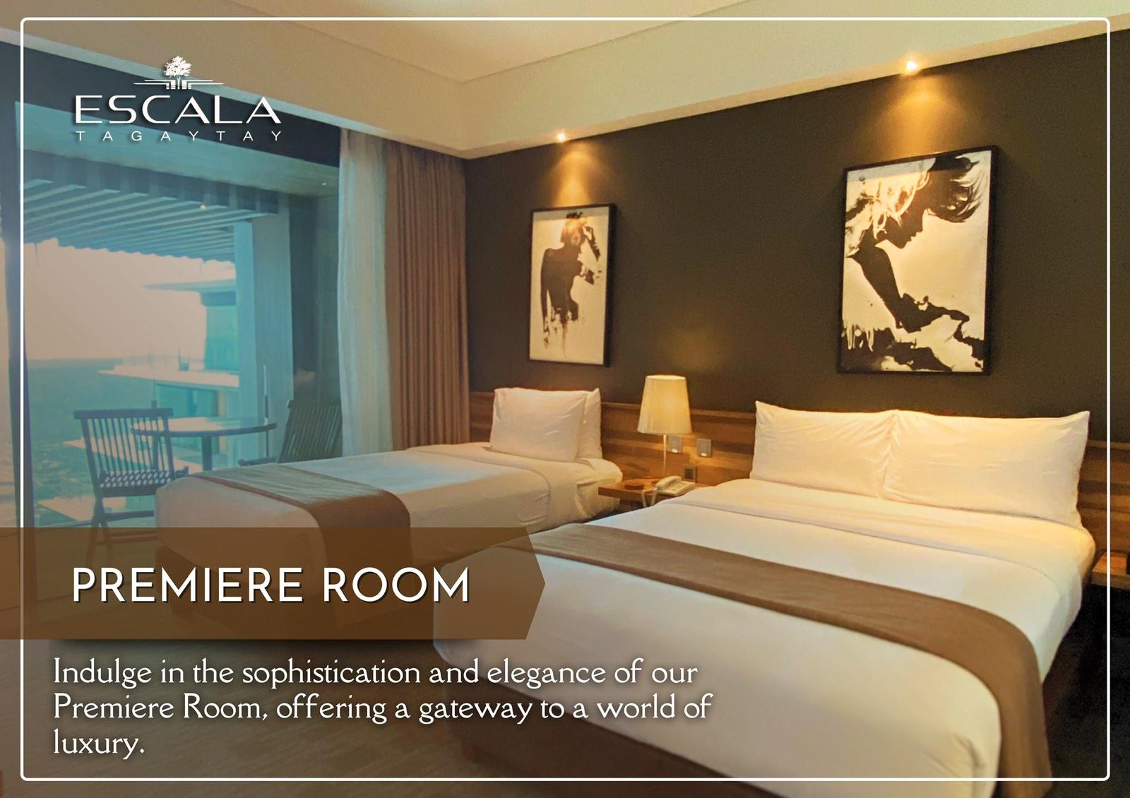 غرفة بريميير بسرير كوين وسرير مزدوج، Escala Tagaytay 2/3