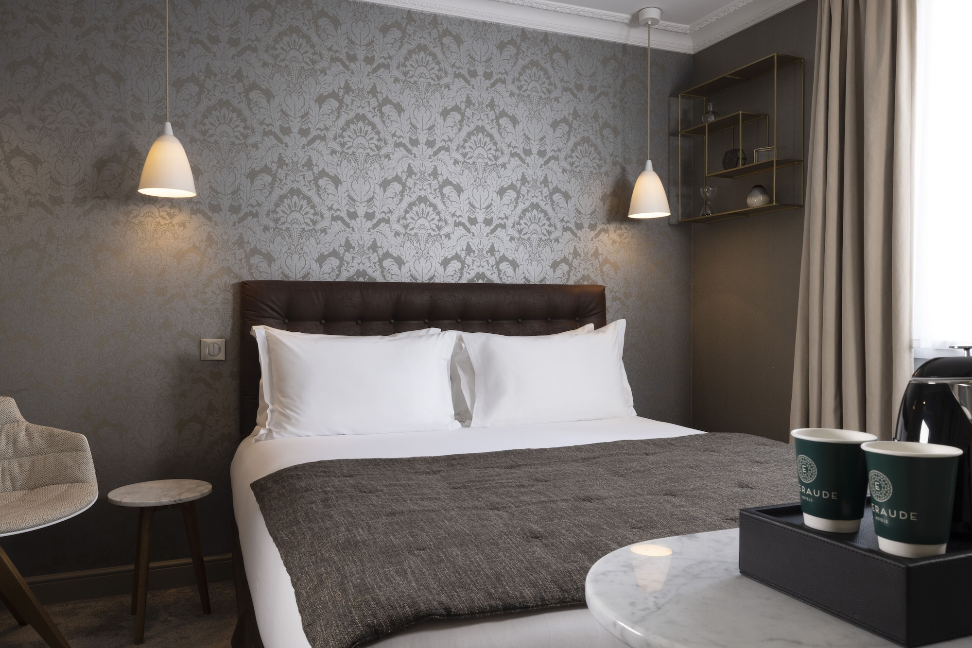 غرفة كلاسيكية بسريرين منفصلين، Hotel Madeleine Haussmann 8/10